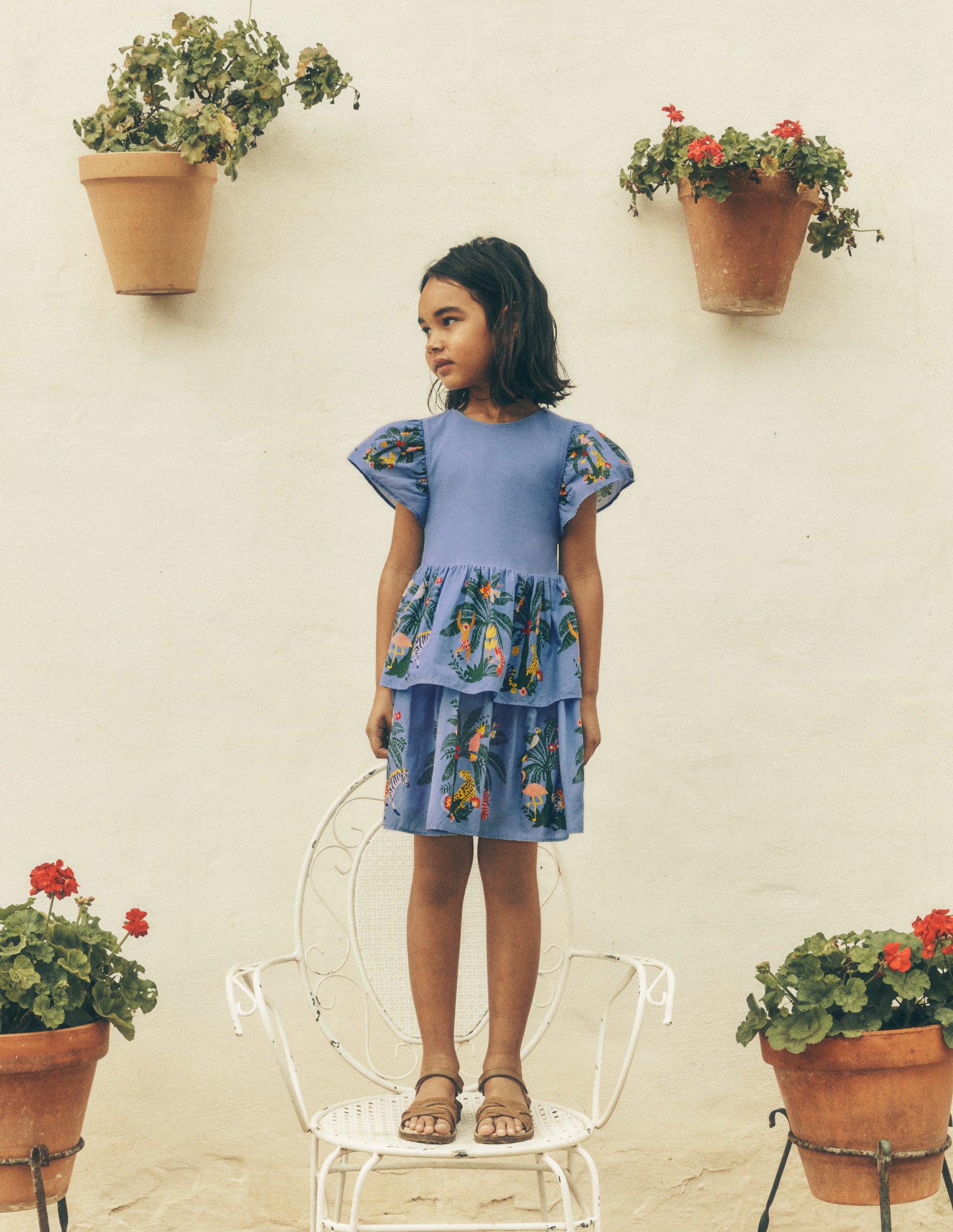 boden embroidered twirly dress Boden Girls Annalisa Twirly Sundress in Blue