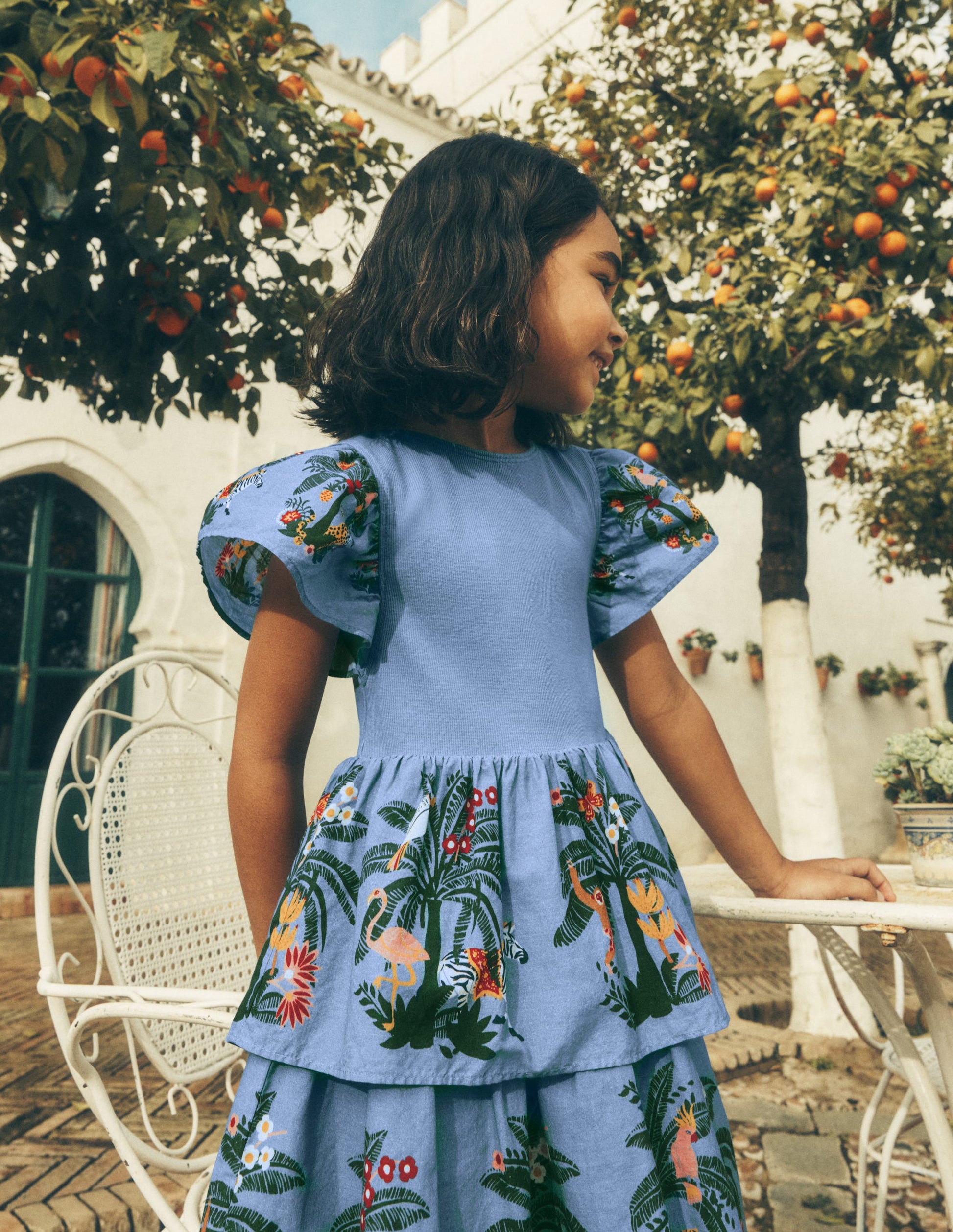 boden embroidered twirly dress Boden Girls Annalisa Twirly Sundress in Red