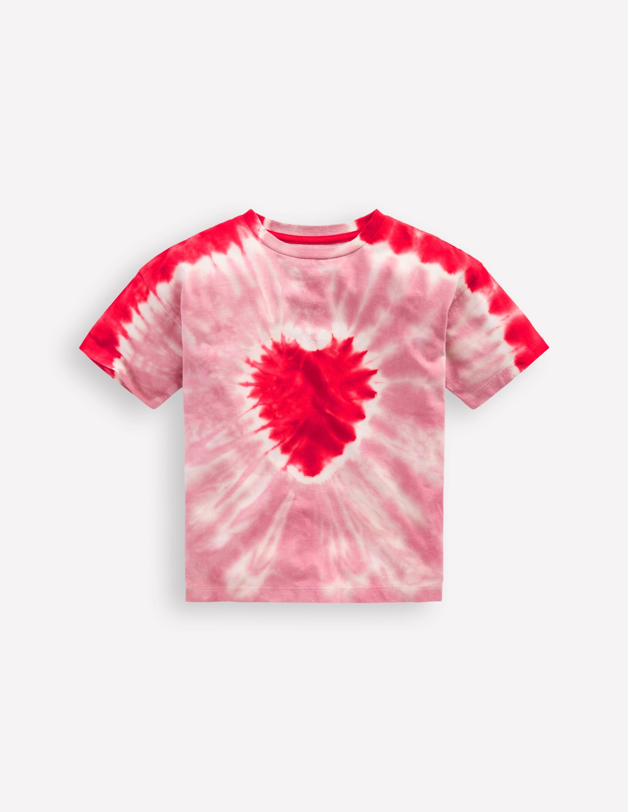 Tie Dye Logo Top-Vintage Pink Heart - Image 2