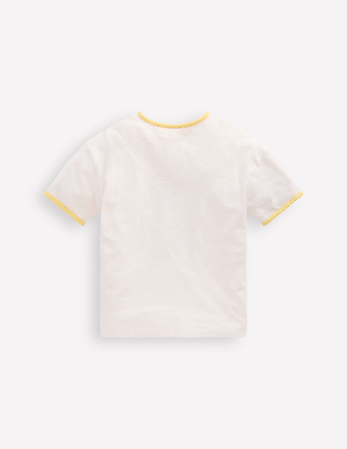 Printed Ringer T-shirt-Ivory Sunflower - Image 2