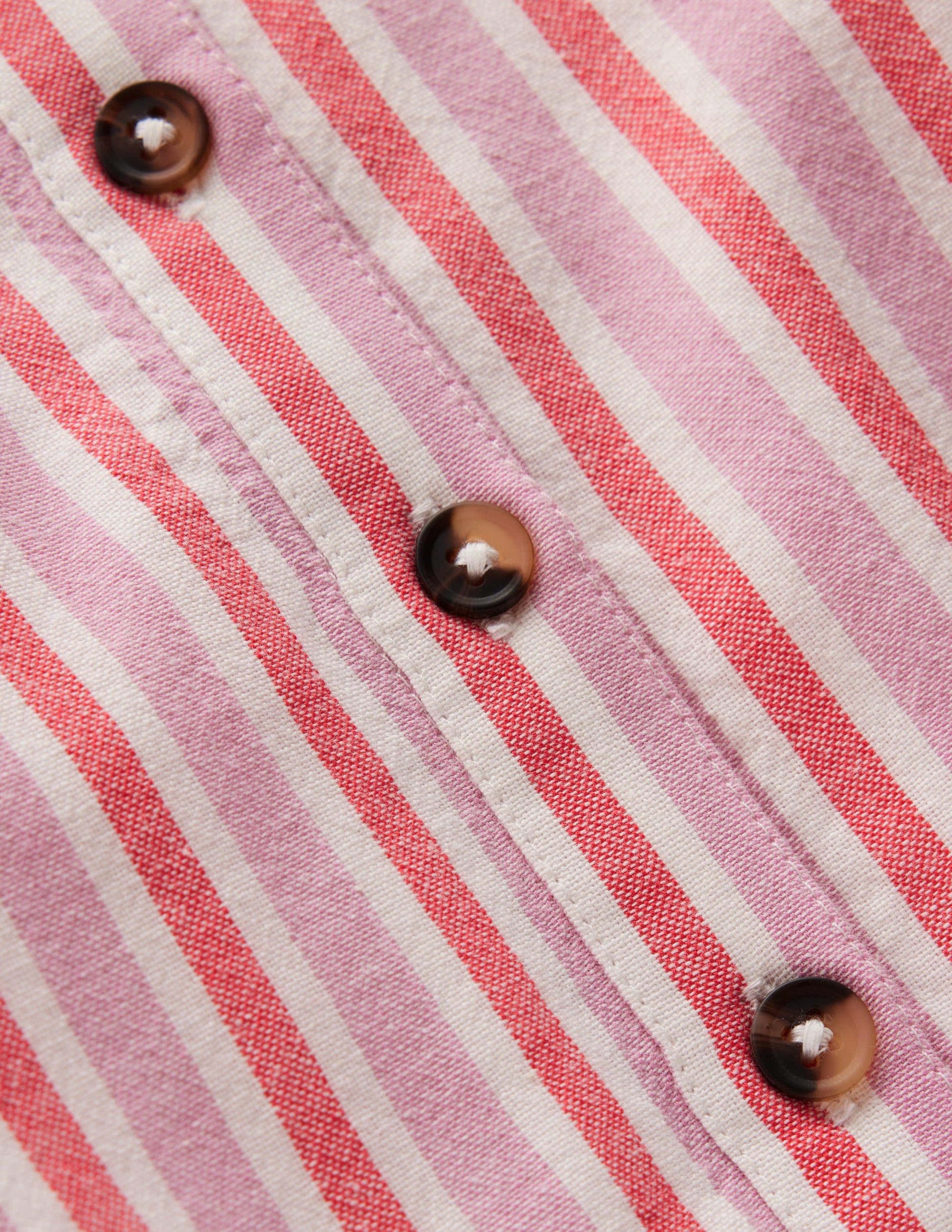 Tiered Shirt Dress-Formica Pink Stripe-5