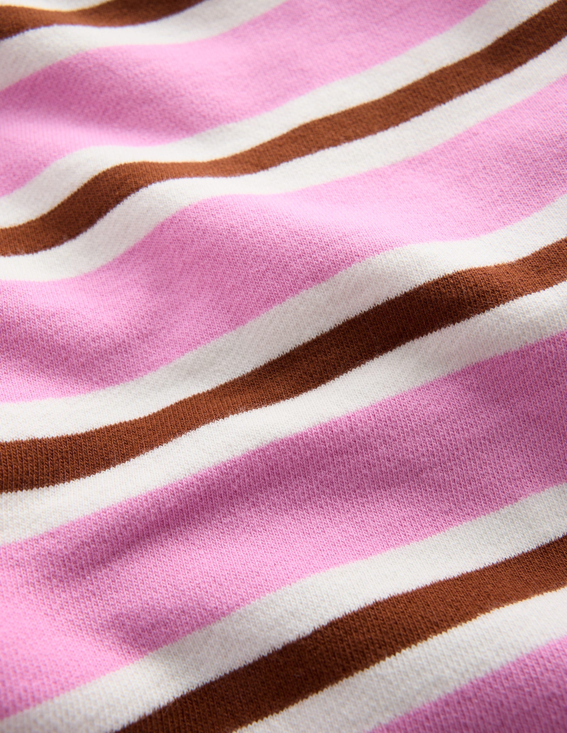 Short Sleeve Sweat Top-Water Lilly Pink/ Russet-3