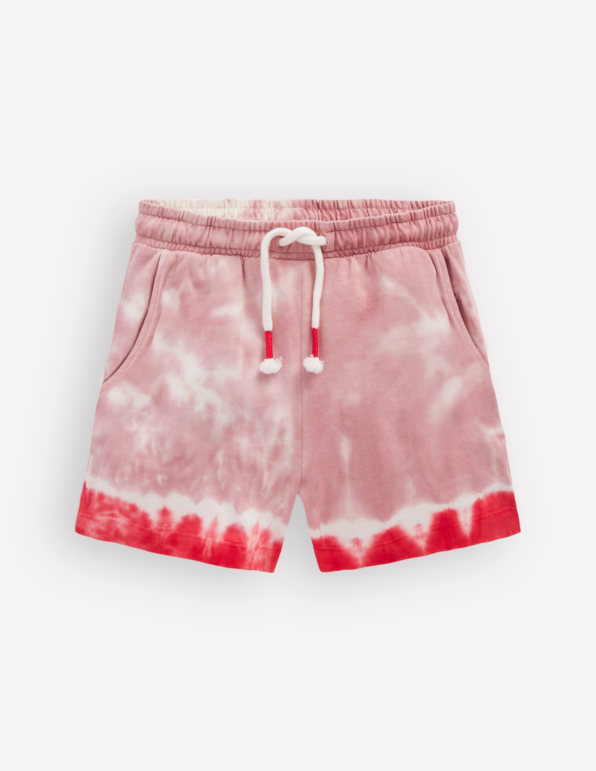 Tie Dye Logo Shorts-Vintage Pink - Image 1