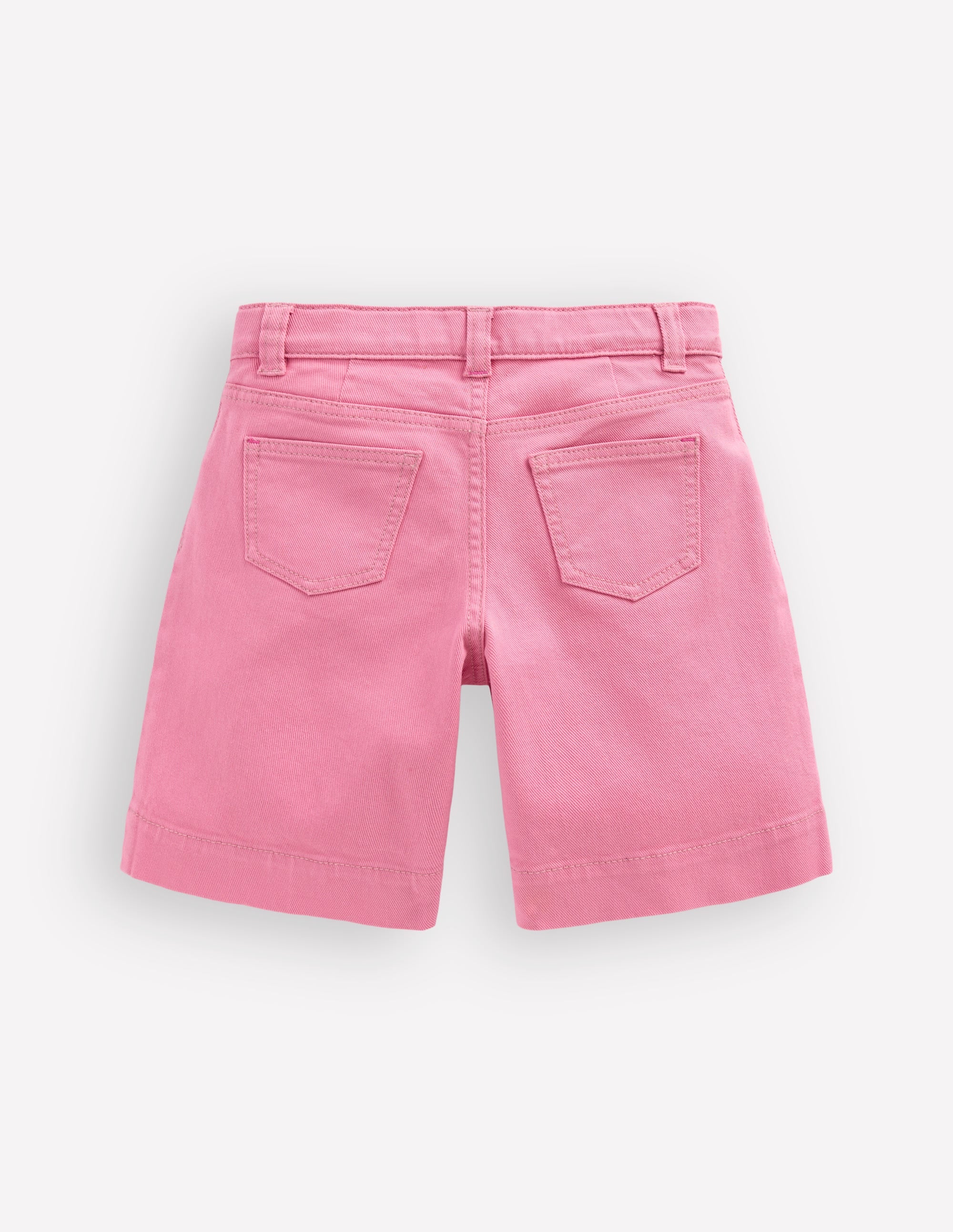 Long Denim Shorts-Bubblegum Pink - Image 2