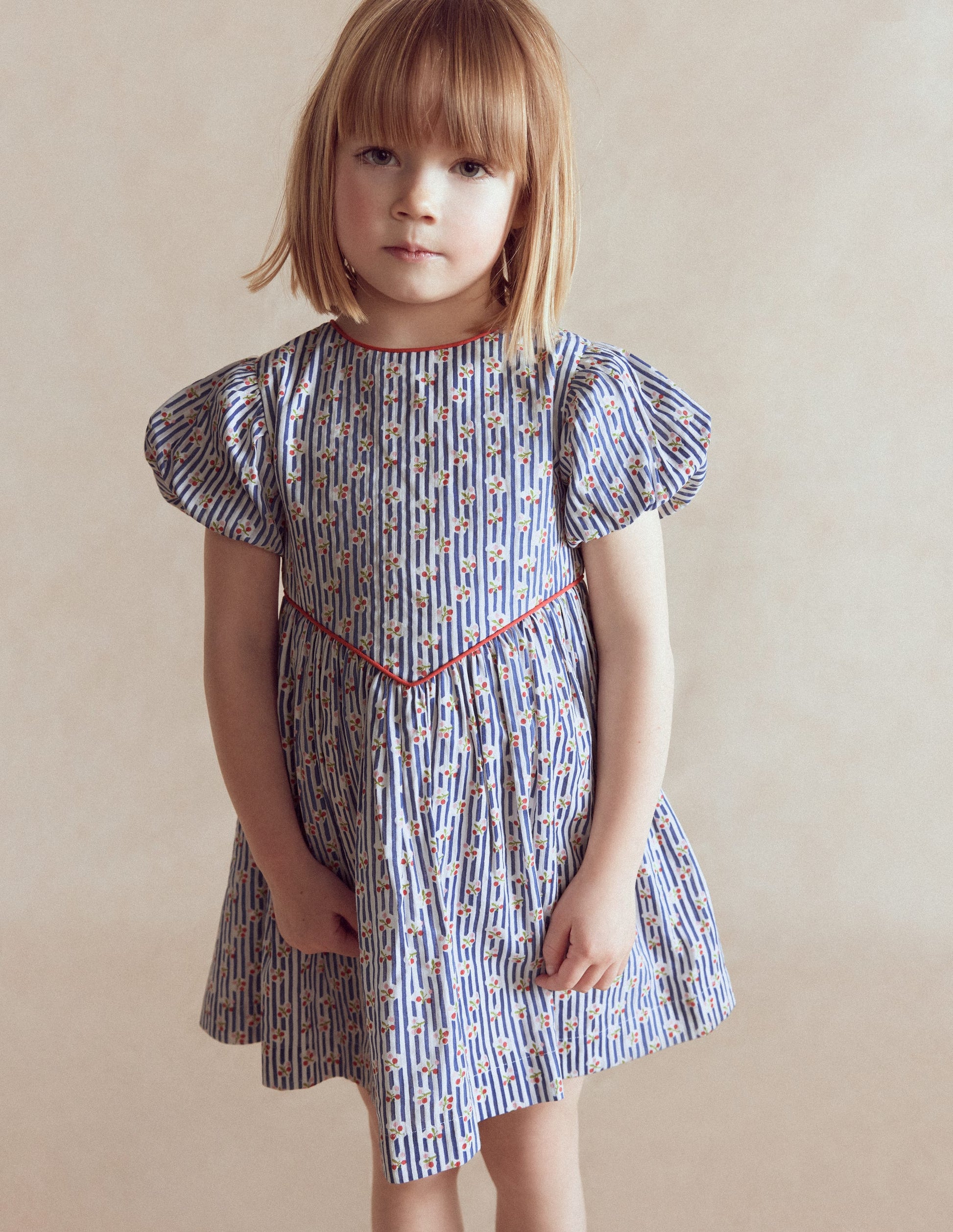 princess polly baby blue dress V-waist Woven Dress-Bluejay Cherry Stripe princess polly baby blue dress V-waist Woven Dress-Bluejay Cherry Stripe