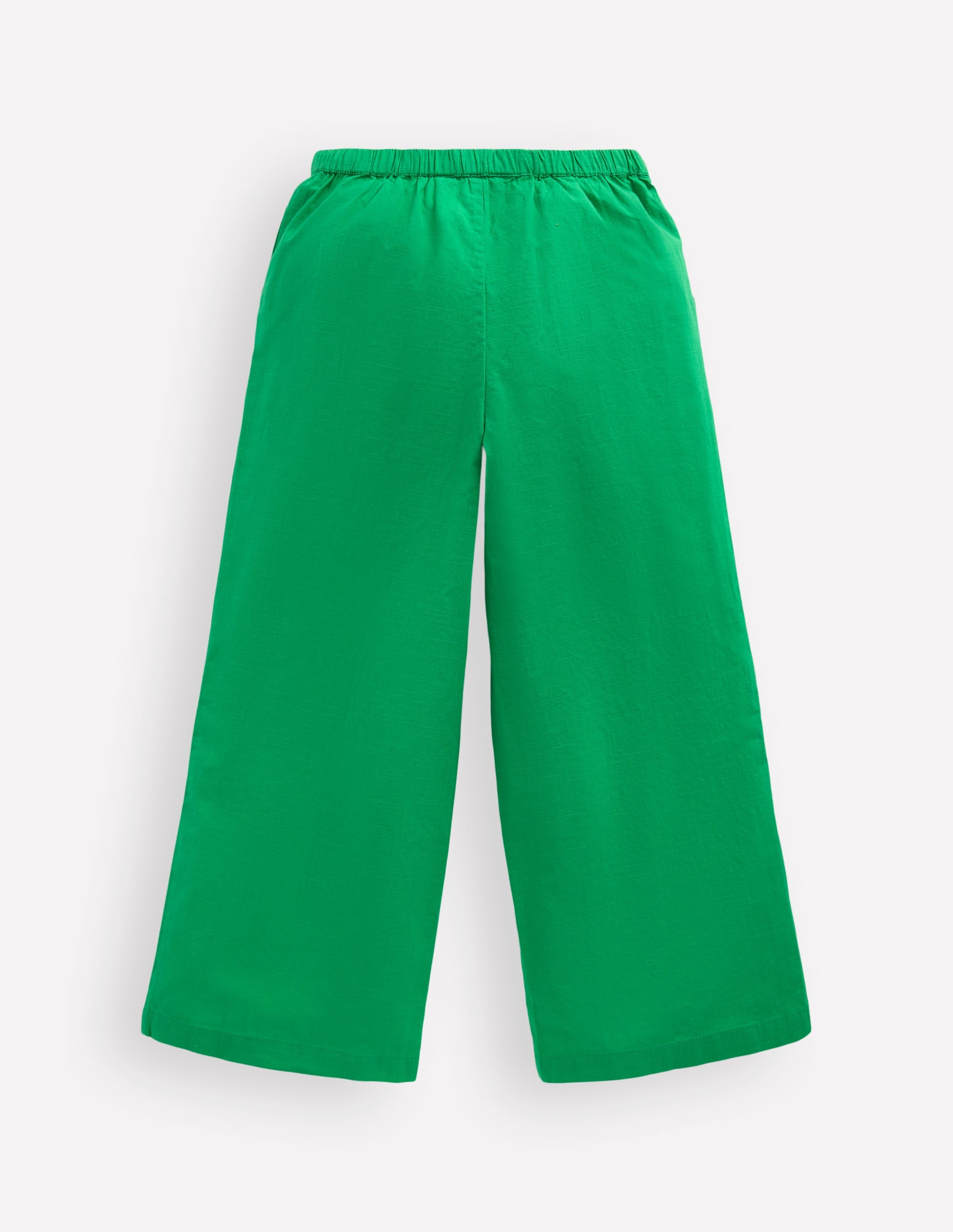 Applique Pull-on Pants-Green Flamingos - Image 2