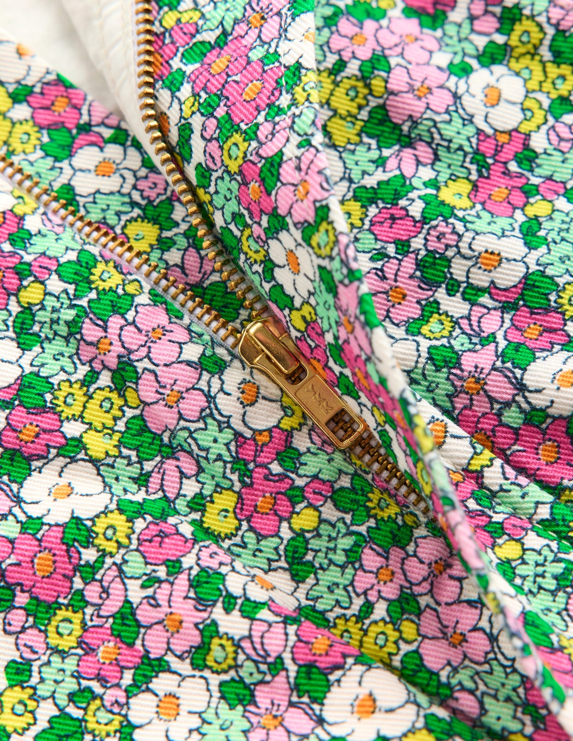 Twill bomber jacket-Multi Summer Flowerbed-4