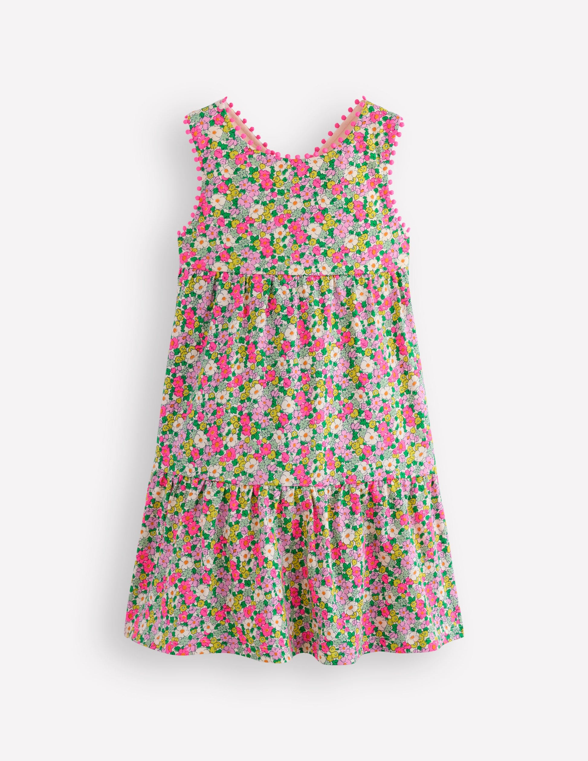 mini boden cross back dress Boden Girls Jersey Cross-Back Dress