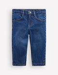 Capri Pants-Denim Mid Wash