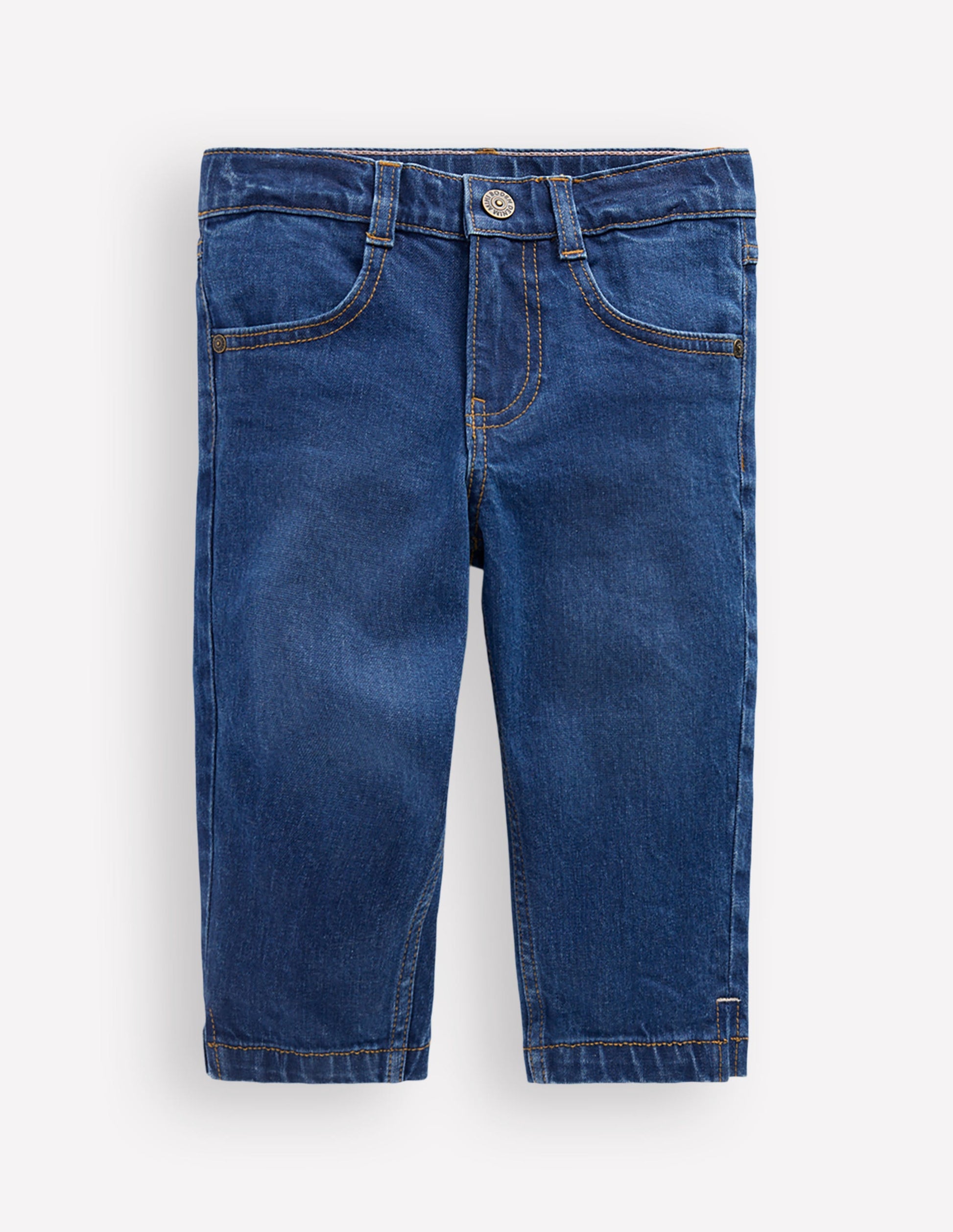 Capri Pants-Denim Mid Wash-1