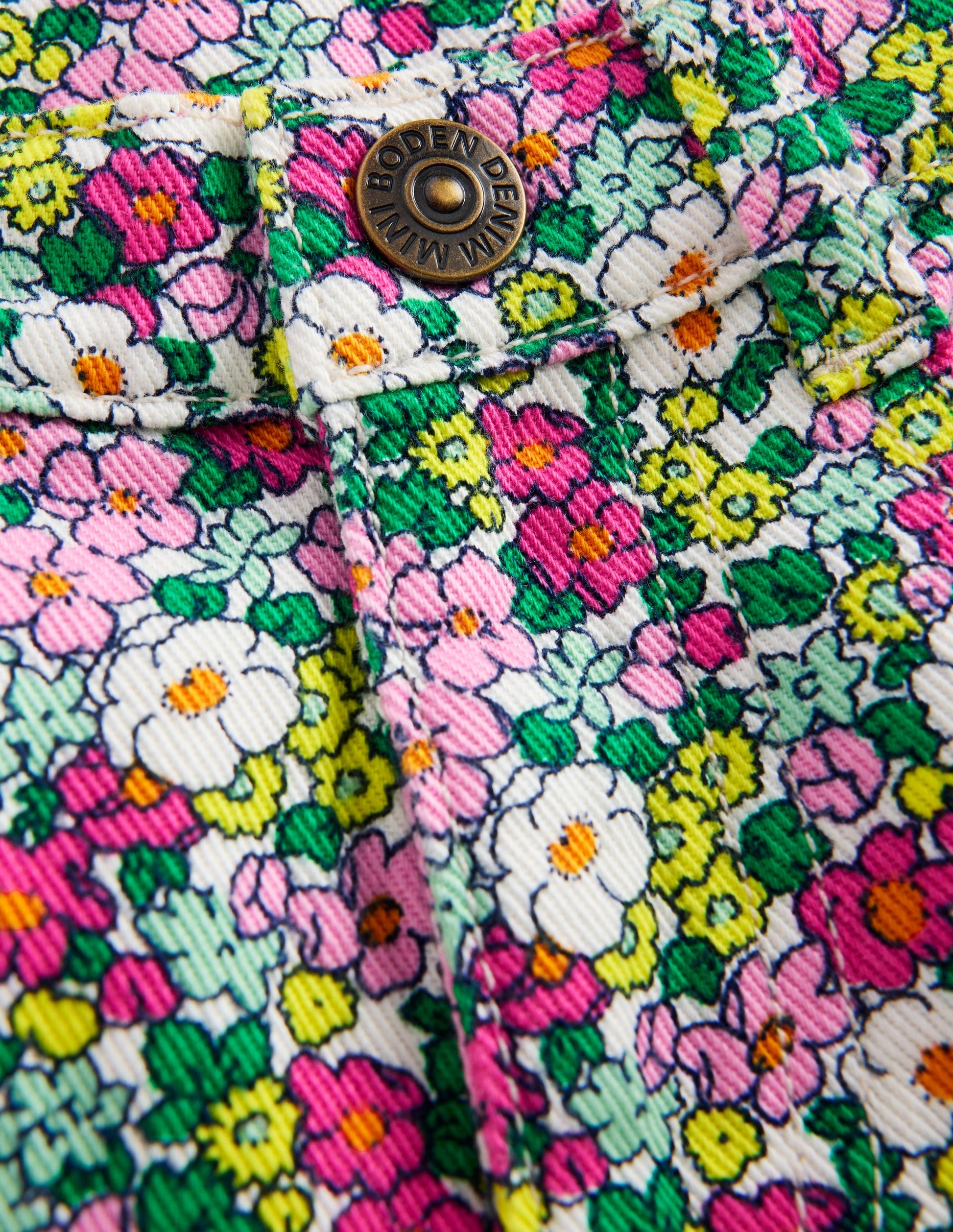 Capri Pants-Multi Summerflower Bed-4