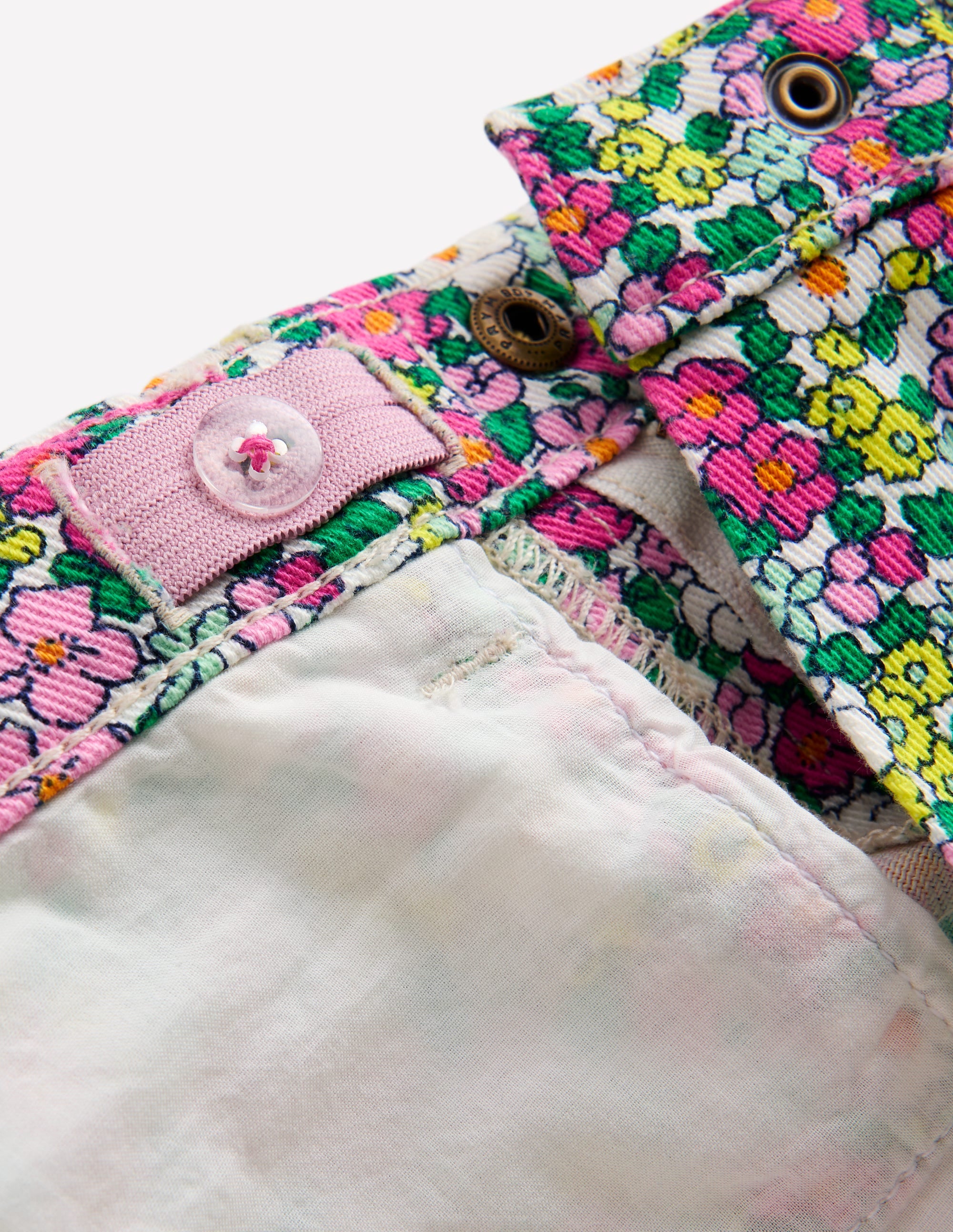Capri Pants-Multi Summerflower Bed - Image 4