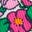 Capri Pants-Multi Summerflower Bed