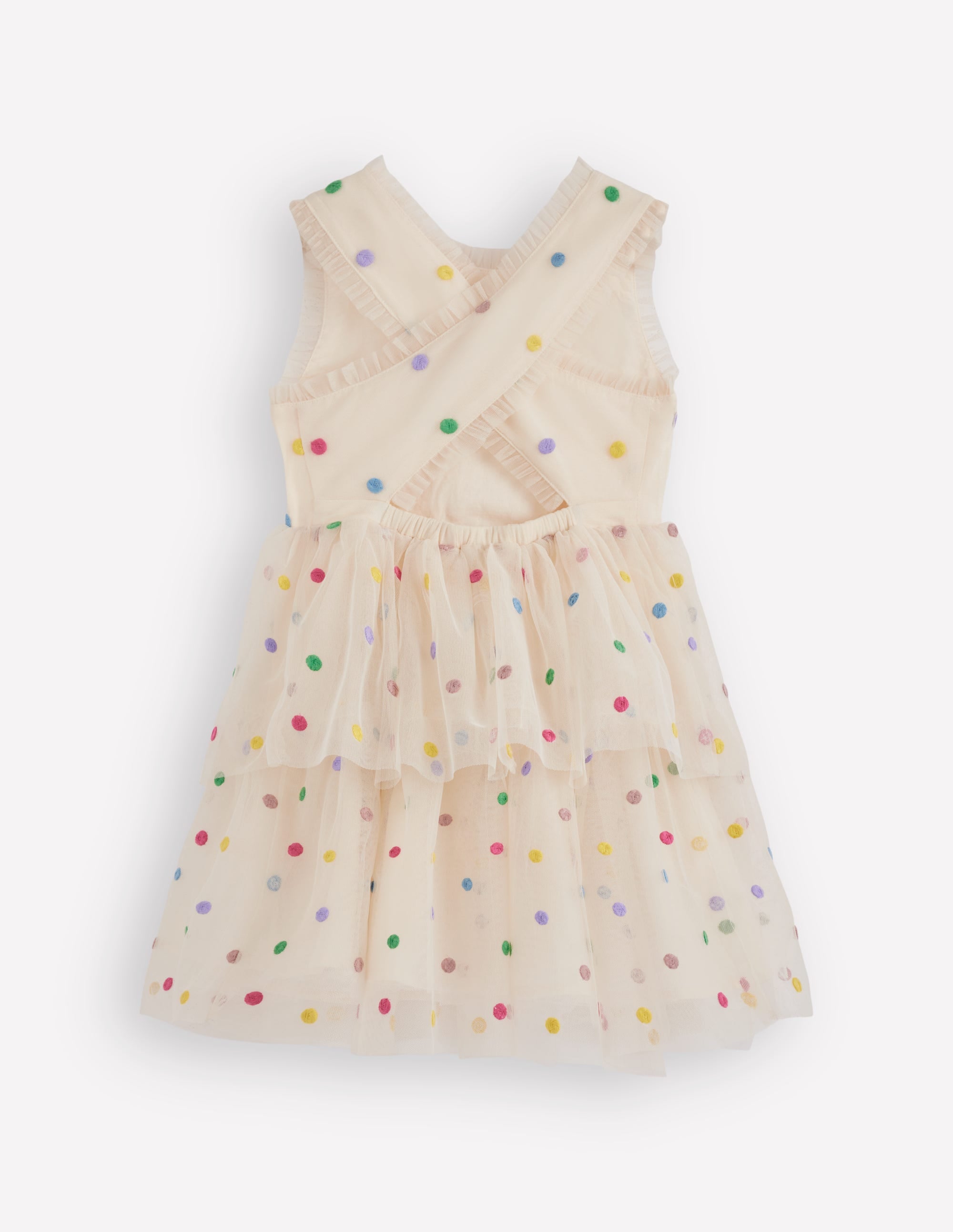 Spot Occasion Dress-Soft Ivory Multi Spot - Image 6