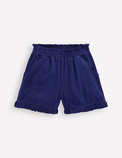 Pretty Jersey Shorts-Navy-1