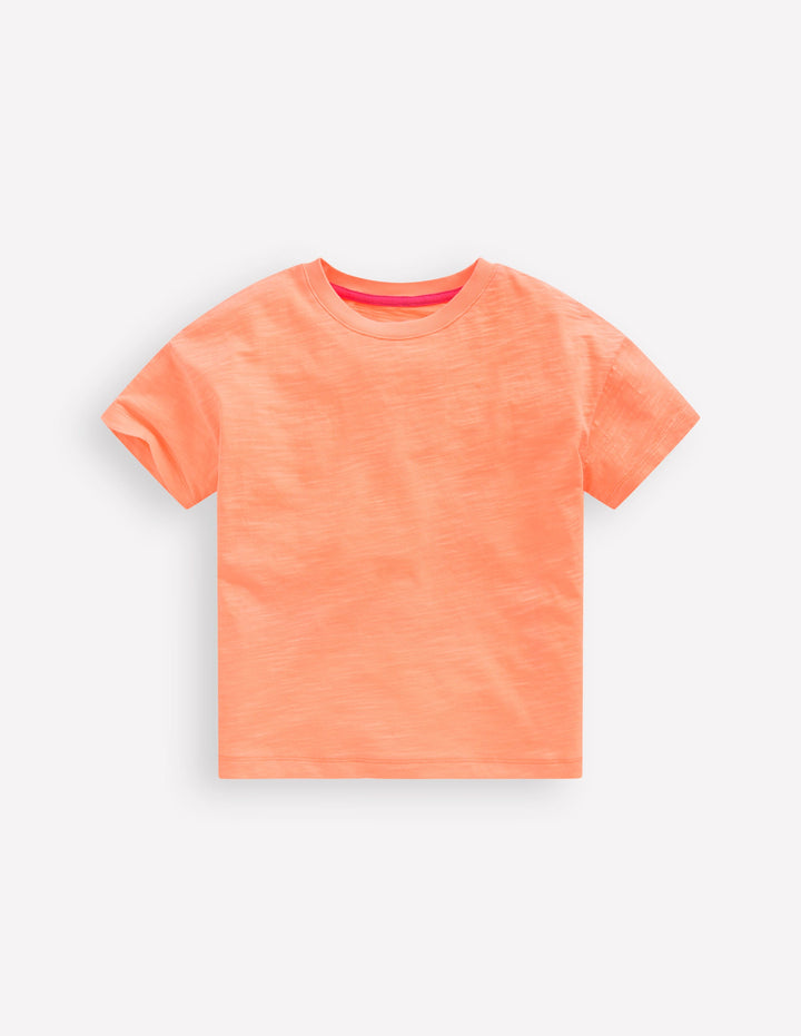 Relaxed Neon T-shirt-Orange Neon