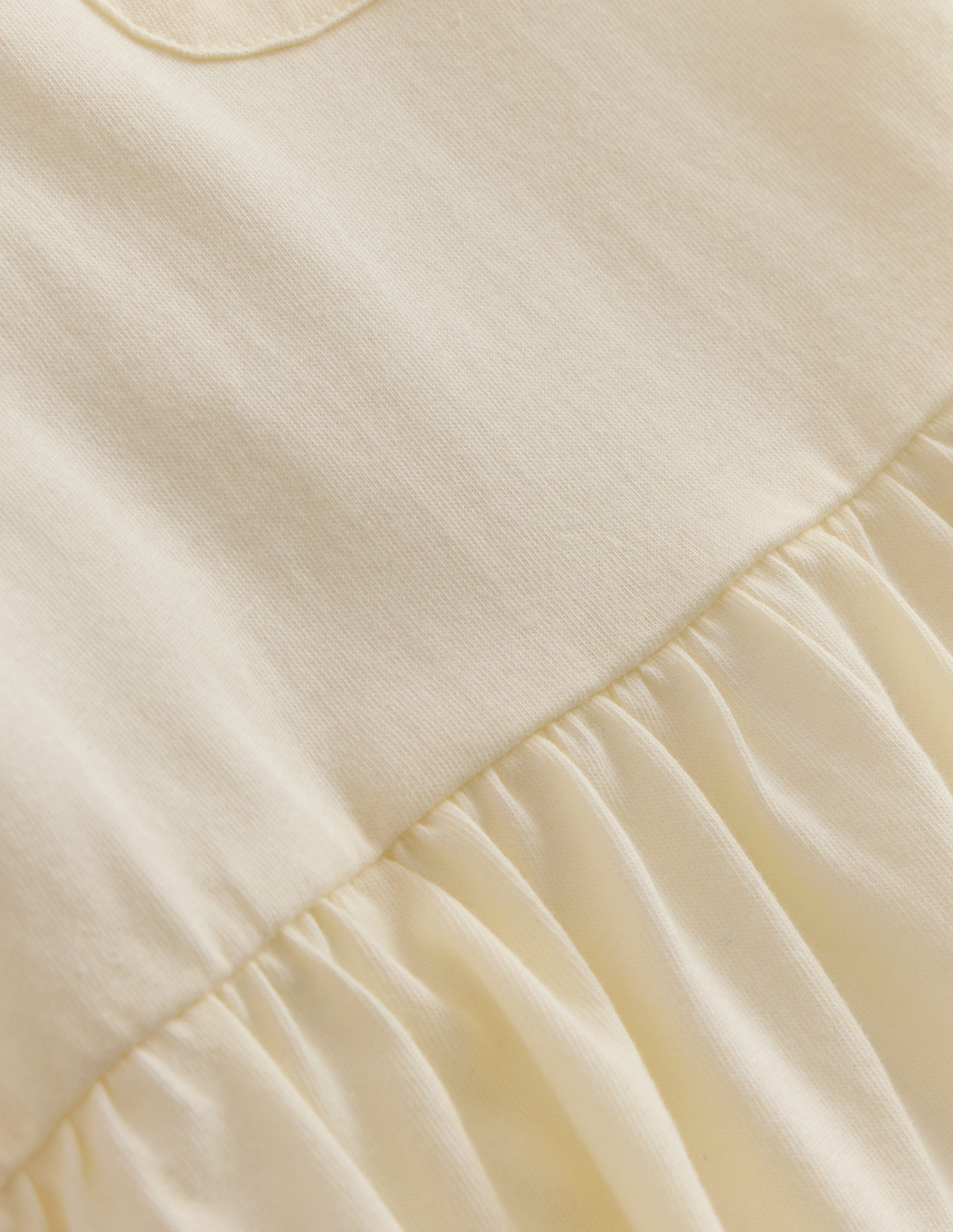 Short Sleeve Peplum Top - Soft Ivory | Boden USA
