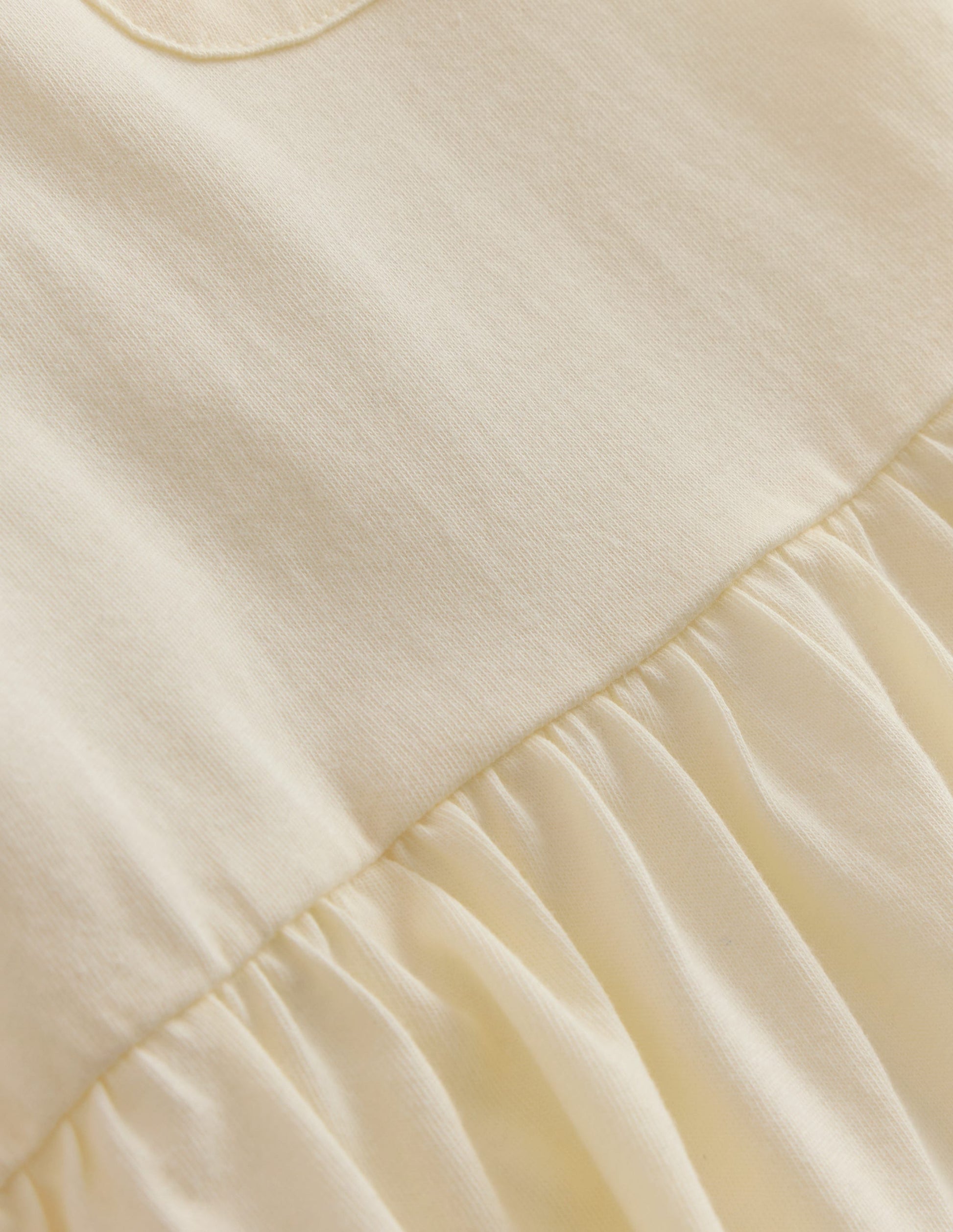 Short Sleeve Peplum Top-Soft Ivory-3