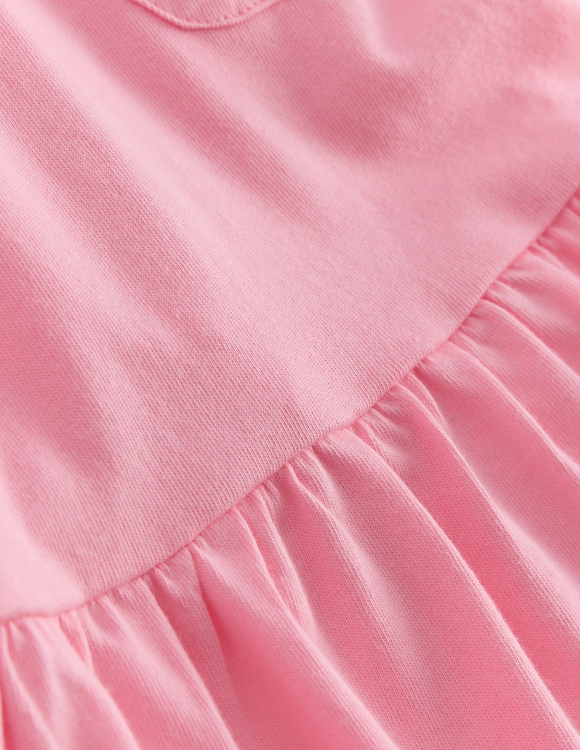 Short Sleeve Peplum Top-Pink-3