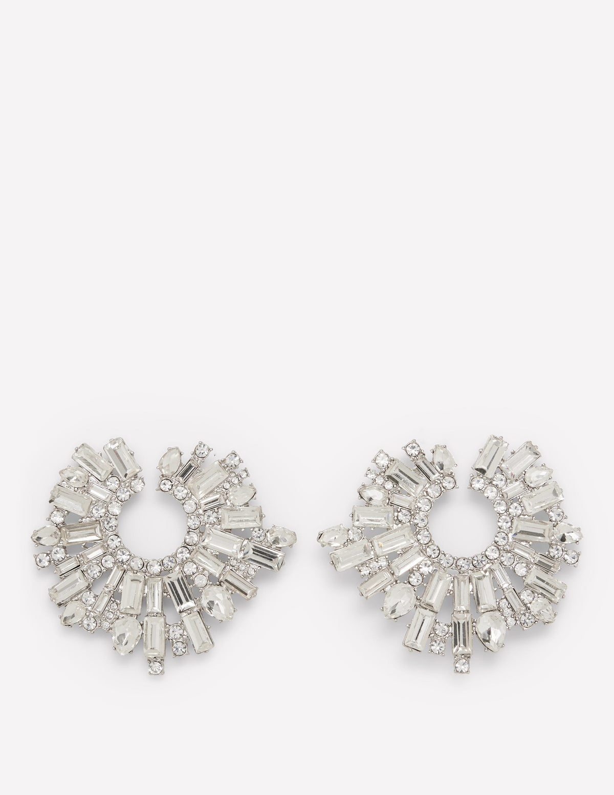 Jewel Garland Earrings-Clear - Image 1