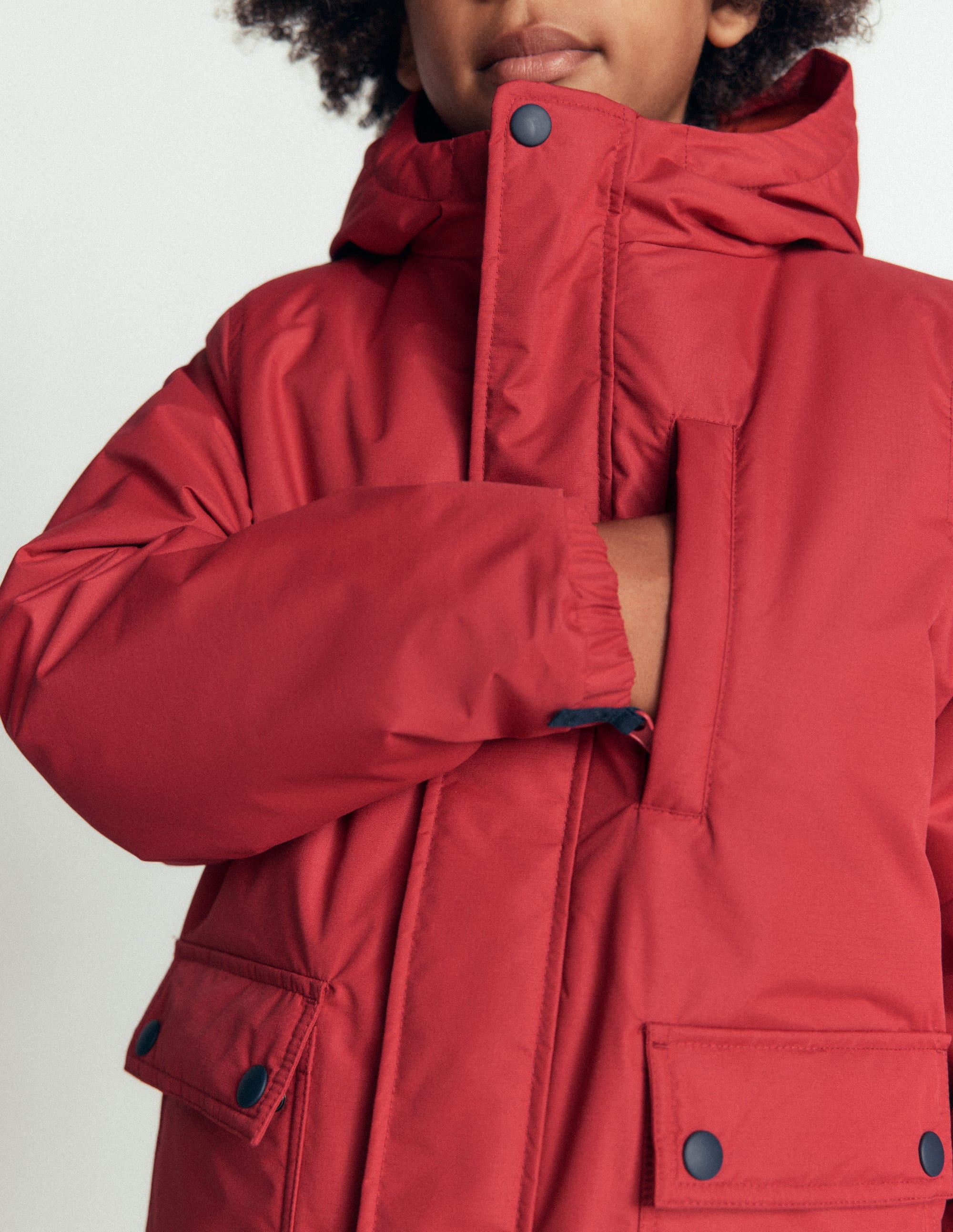 4-in-1 Waterproof Coat-Rust - Image 3