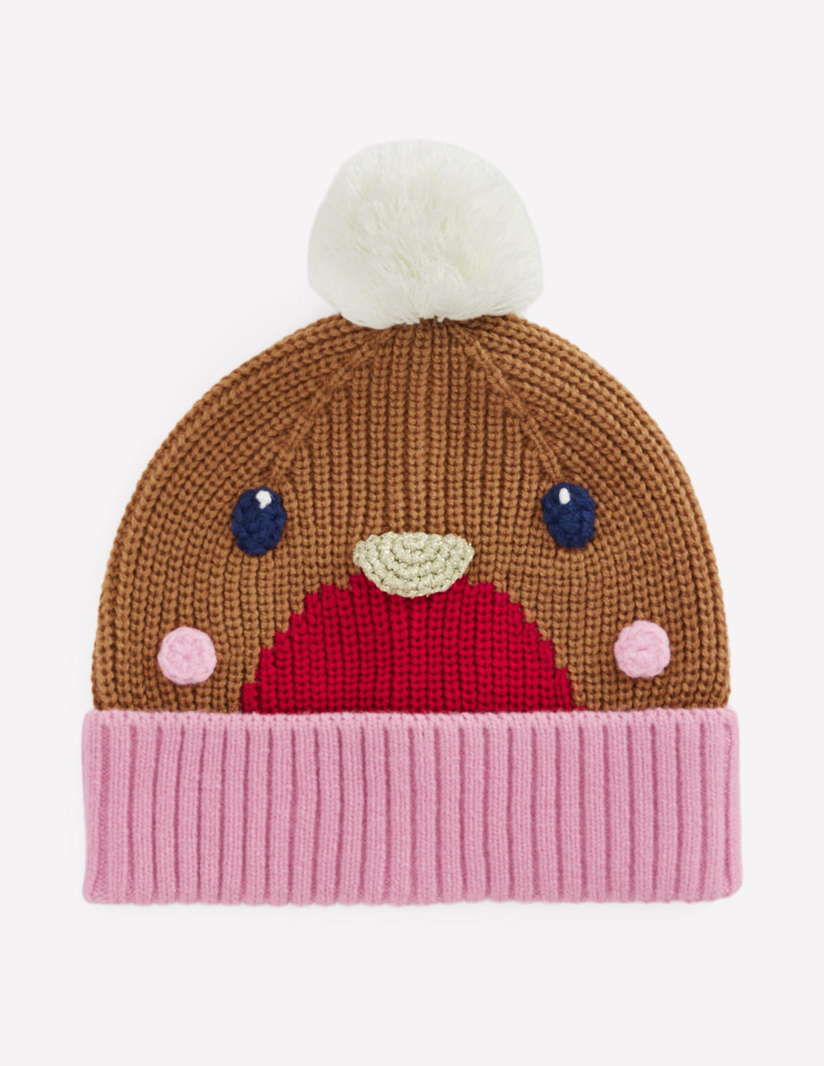 Novelty Festive Beanie-Robin - Image 1