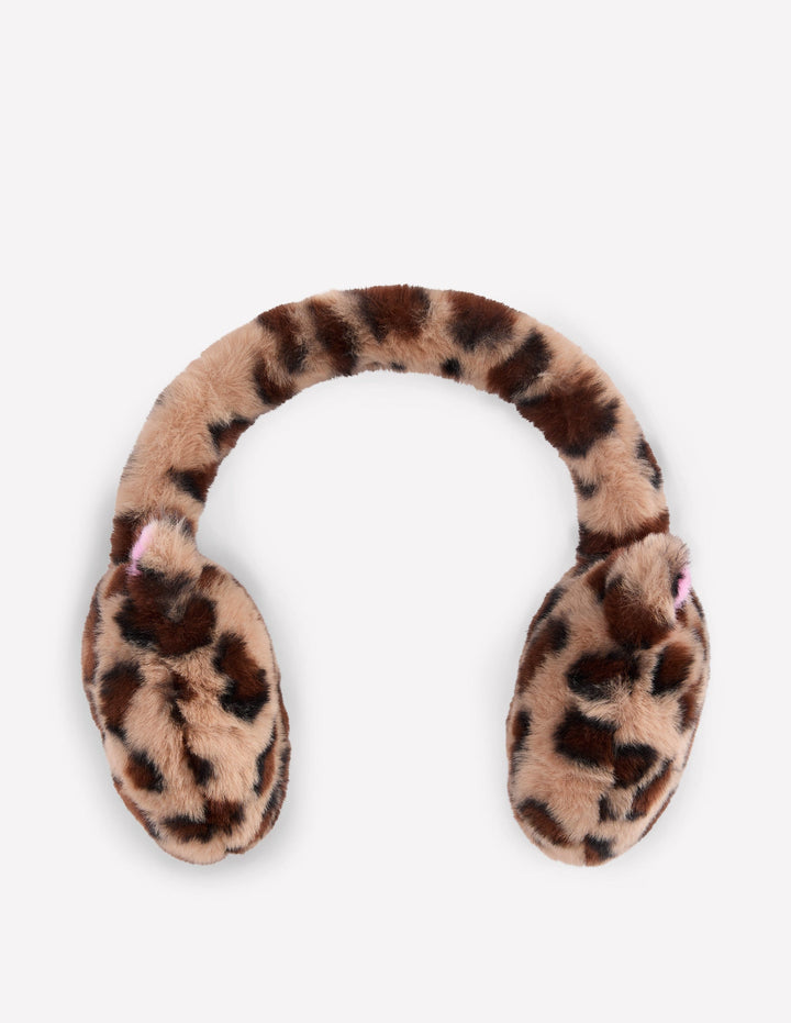 Novelty Ear Muffs-Leopard