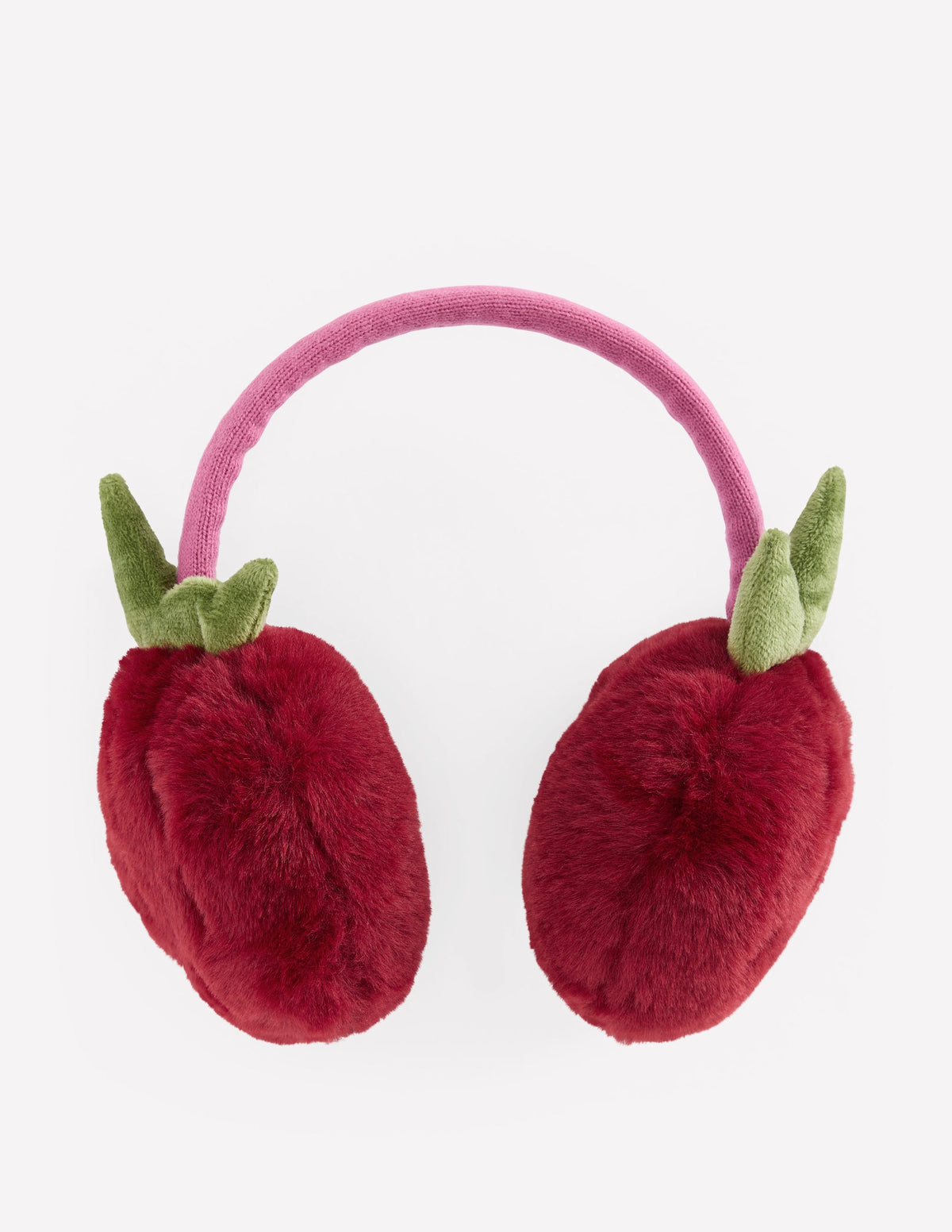 Novelty Ear Muffs-Raspberry - Image 1