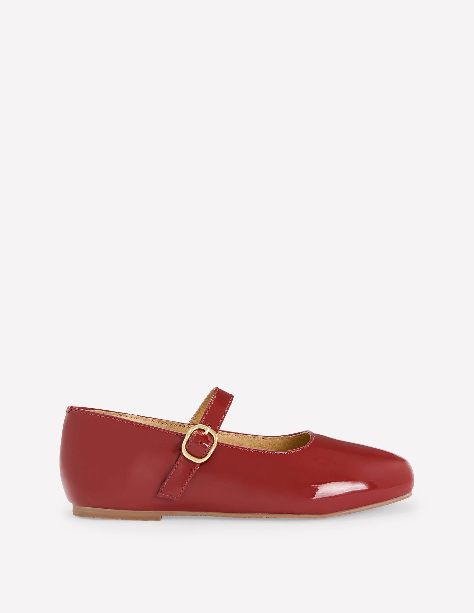 Square Toe Mary Janes-Burnt Orange-1