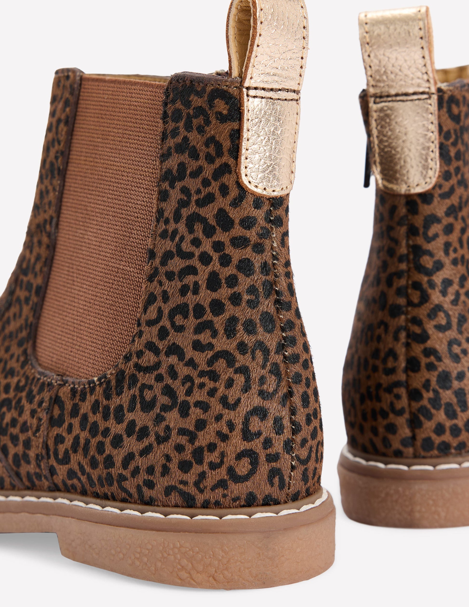 Leather Chelsea Boots-Leopard-3