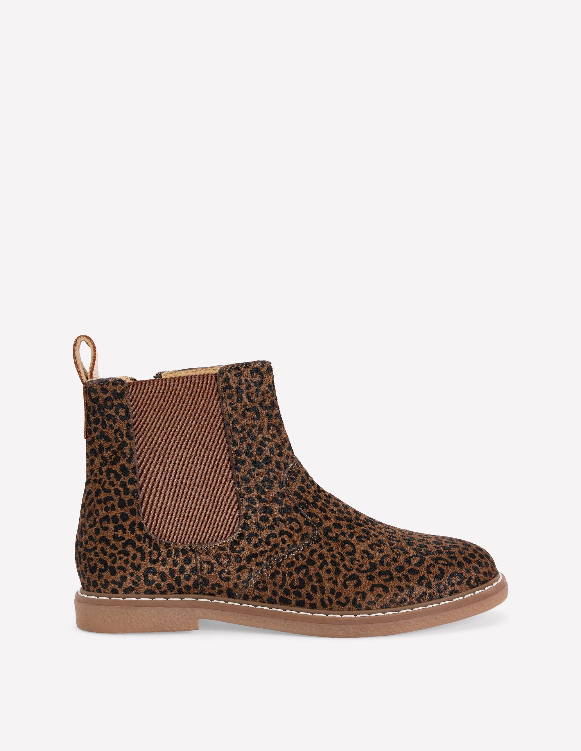 Leather Chelsea Boots-Leopard - Image 1