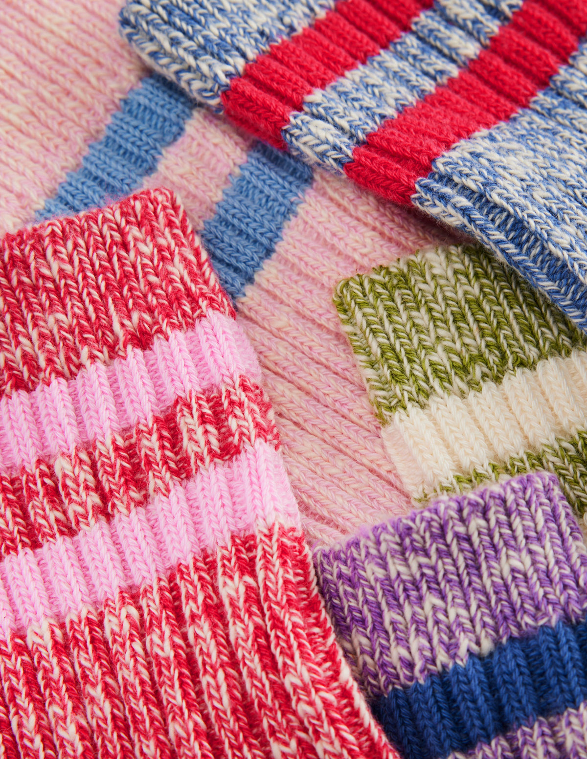 5-pack Twist Socks-Multi Stripes-2