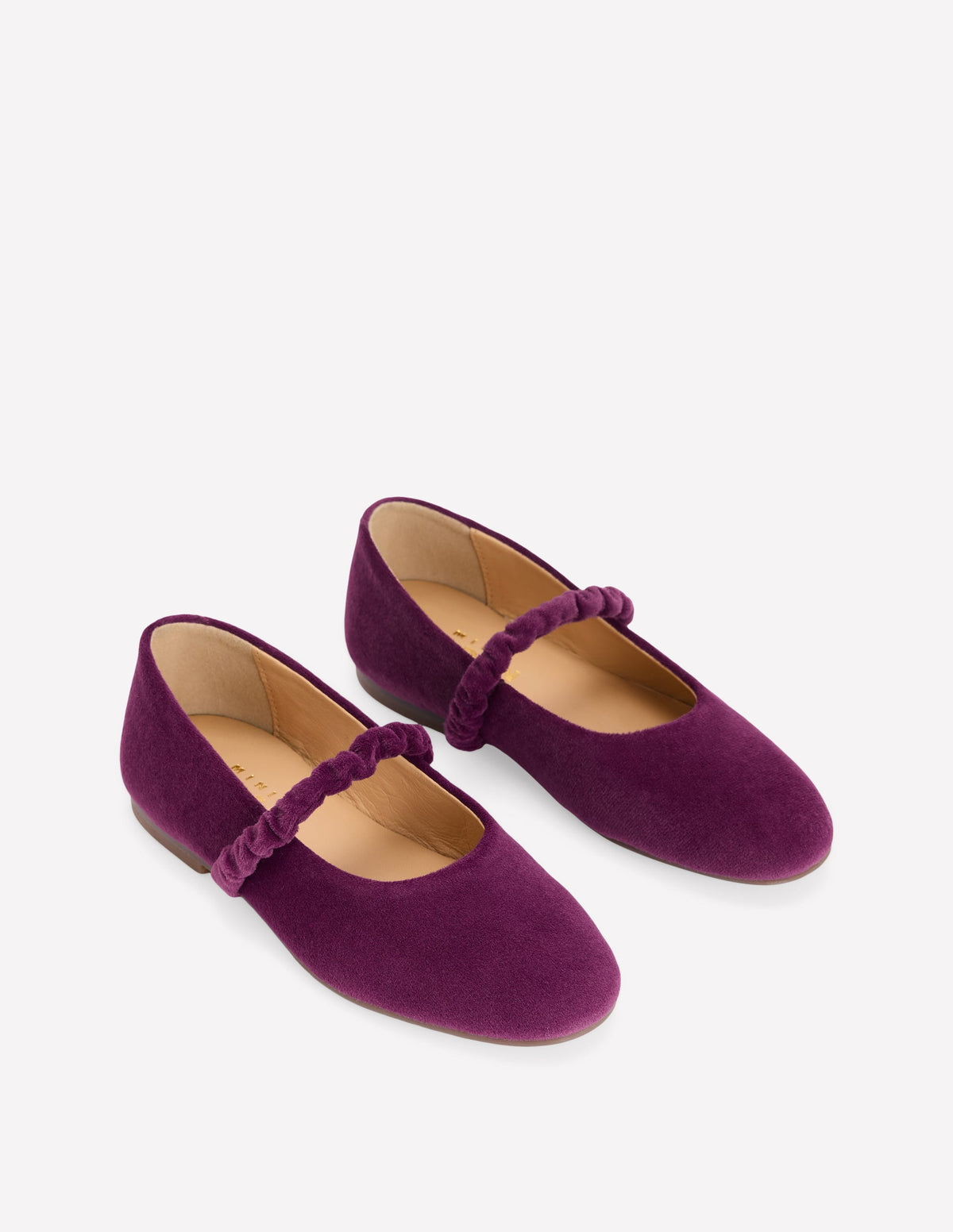 Velvet Mary Janes-Deep Wisteria - Image 2