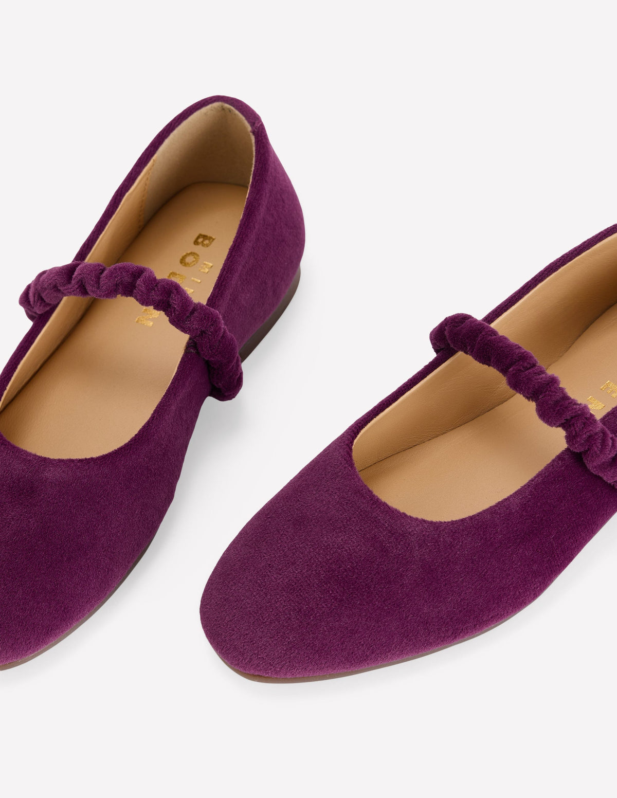 Velvet Mary Janes-Deep Wisteria-3
