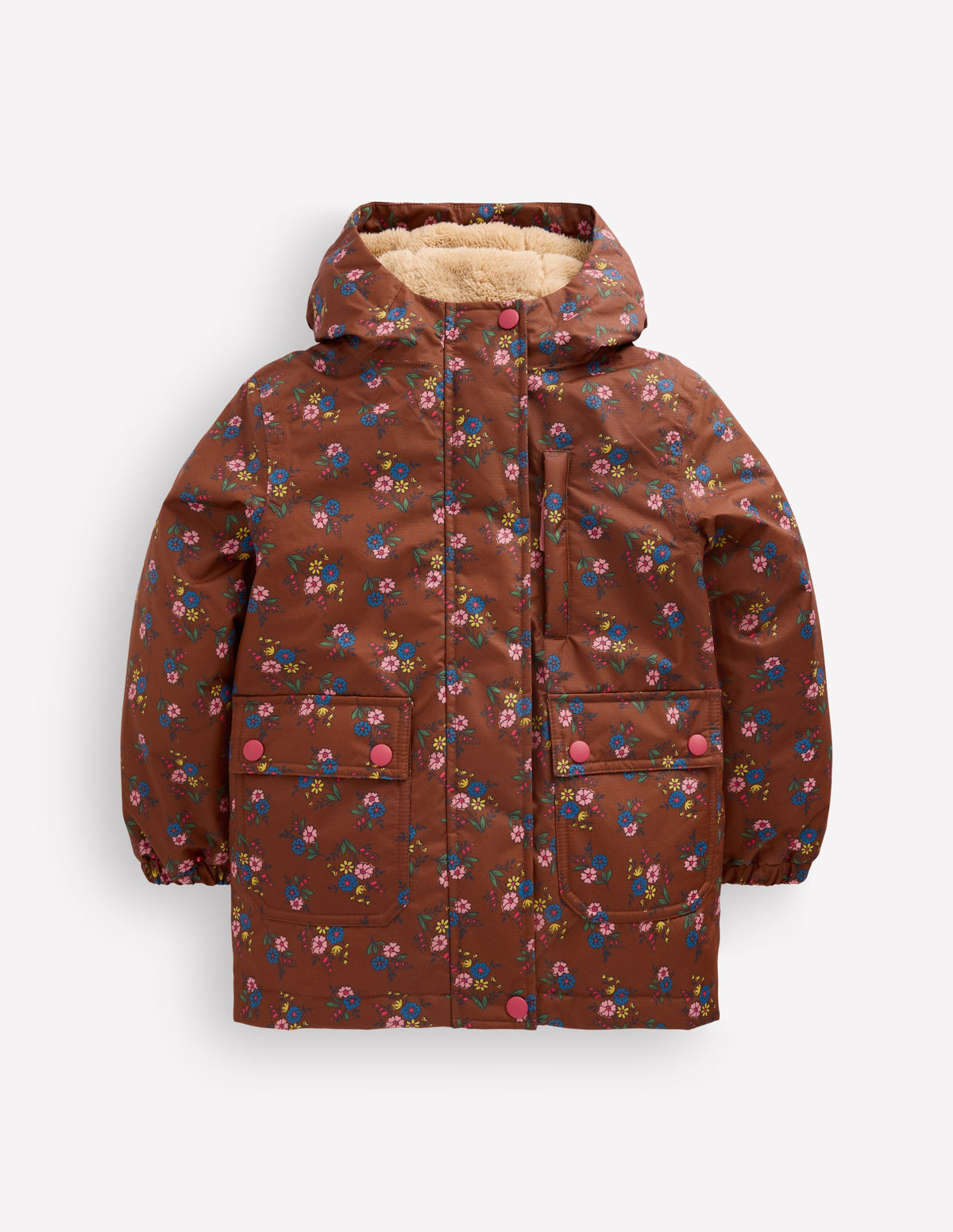 4-in-1 Waterproof Coat-Russet Sprouting Garden - Image 1