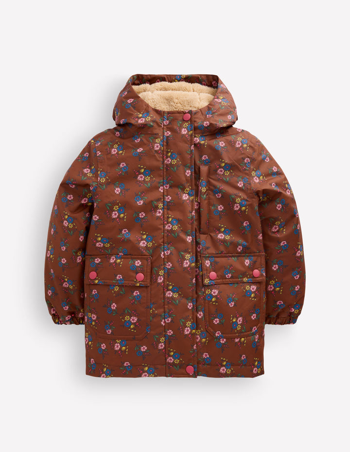4-in-1 Waterproof Coat-Russet Sprouting Garden