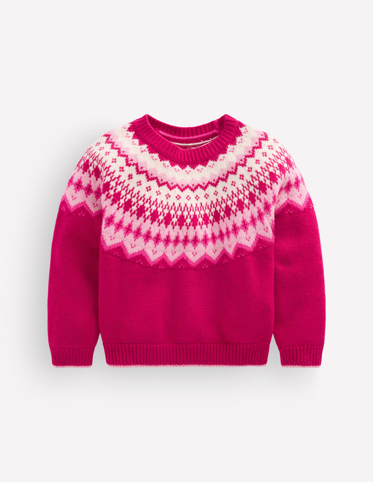 Eleanor Fair Isle Sweater-Sweet Cherry-3