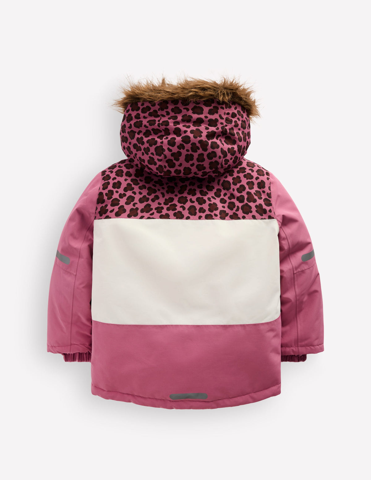All-Weather Waterproof Coat-Pink Heather Leopard - Image 2