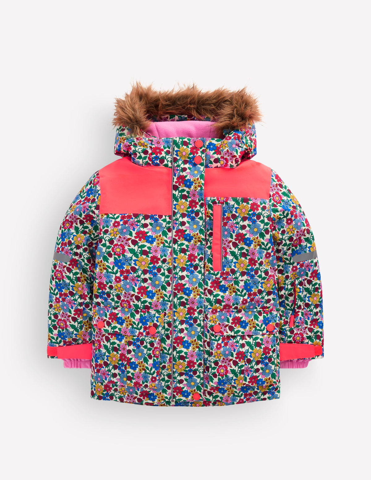 All-Weather Waterproof Coat-Multi Ditsy Floral-1
