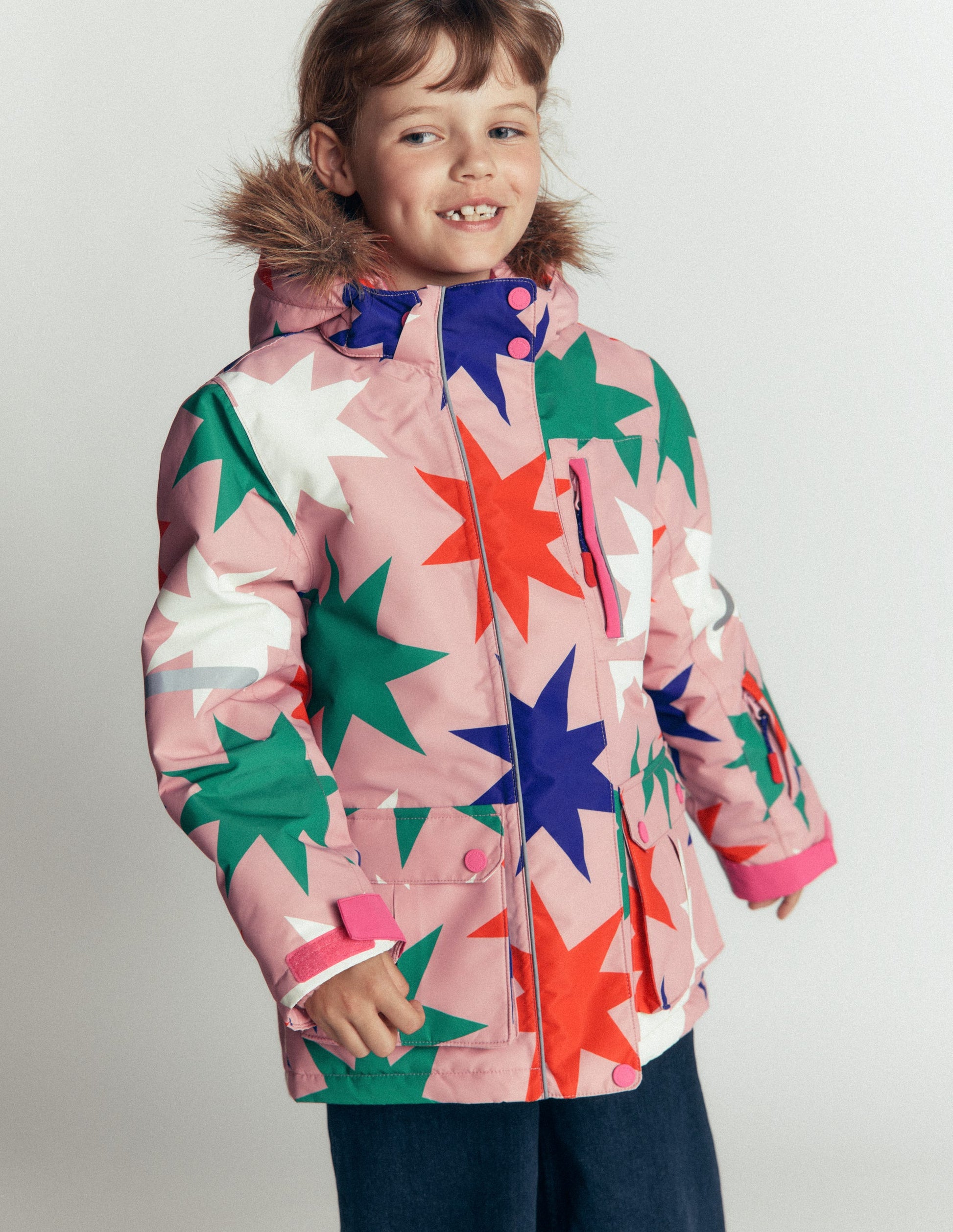 All-Weather Waterproof Coat-Multi Colour Star-5