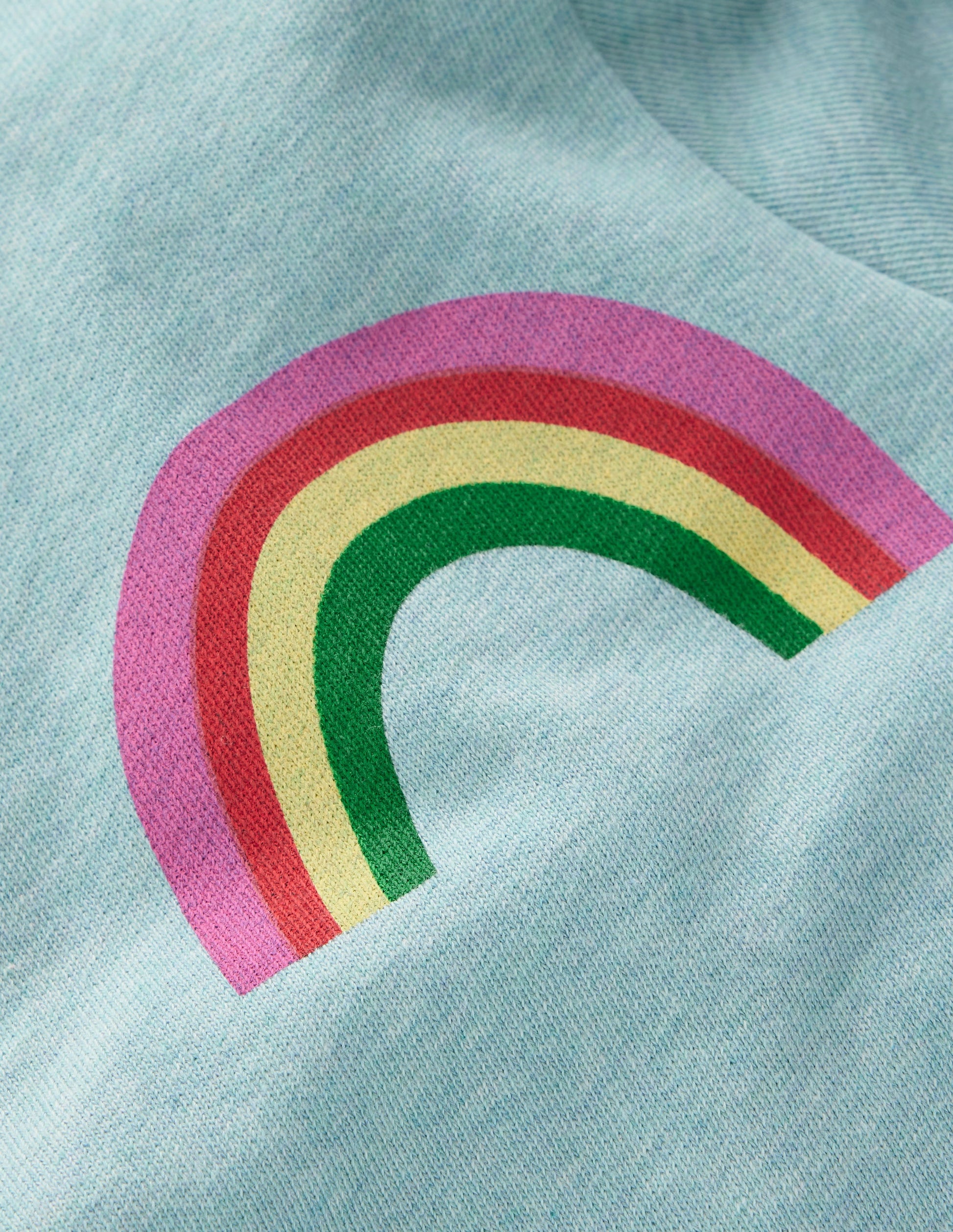 Fun Sweatshirt Tunic Set-Blue Rainbow-3