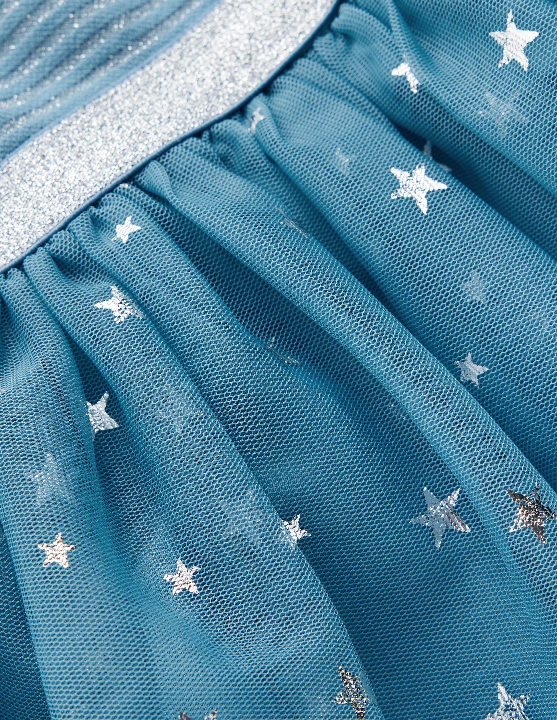 Twirly Tulle Mix Dress-Stormbolt Blue Confetti-3