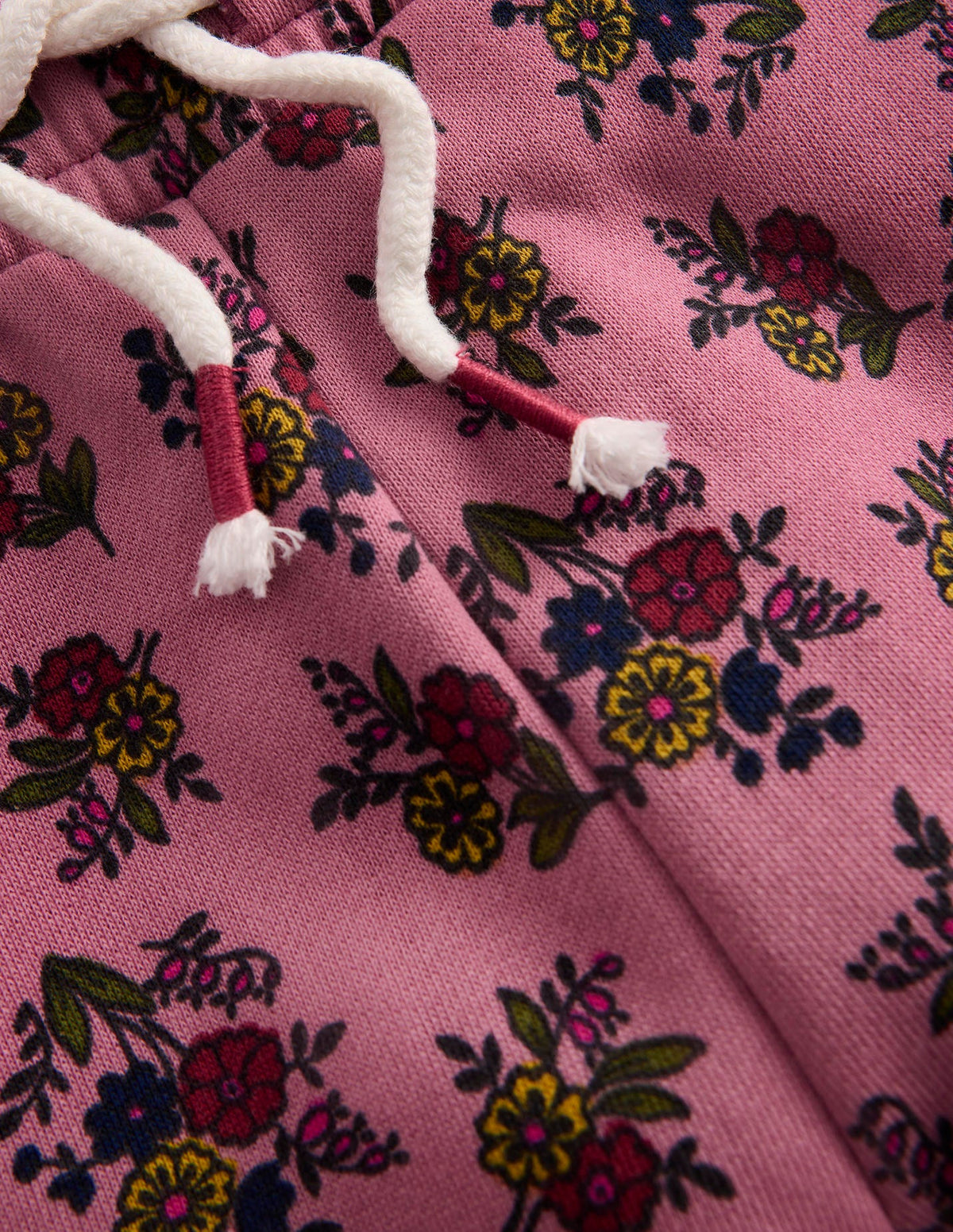 Wide Leg Printed Sweatpants-Vintage Rose Sprouting Garden - Image 3