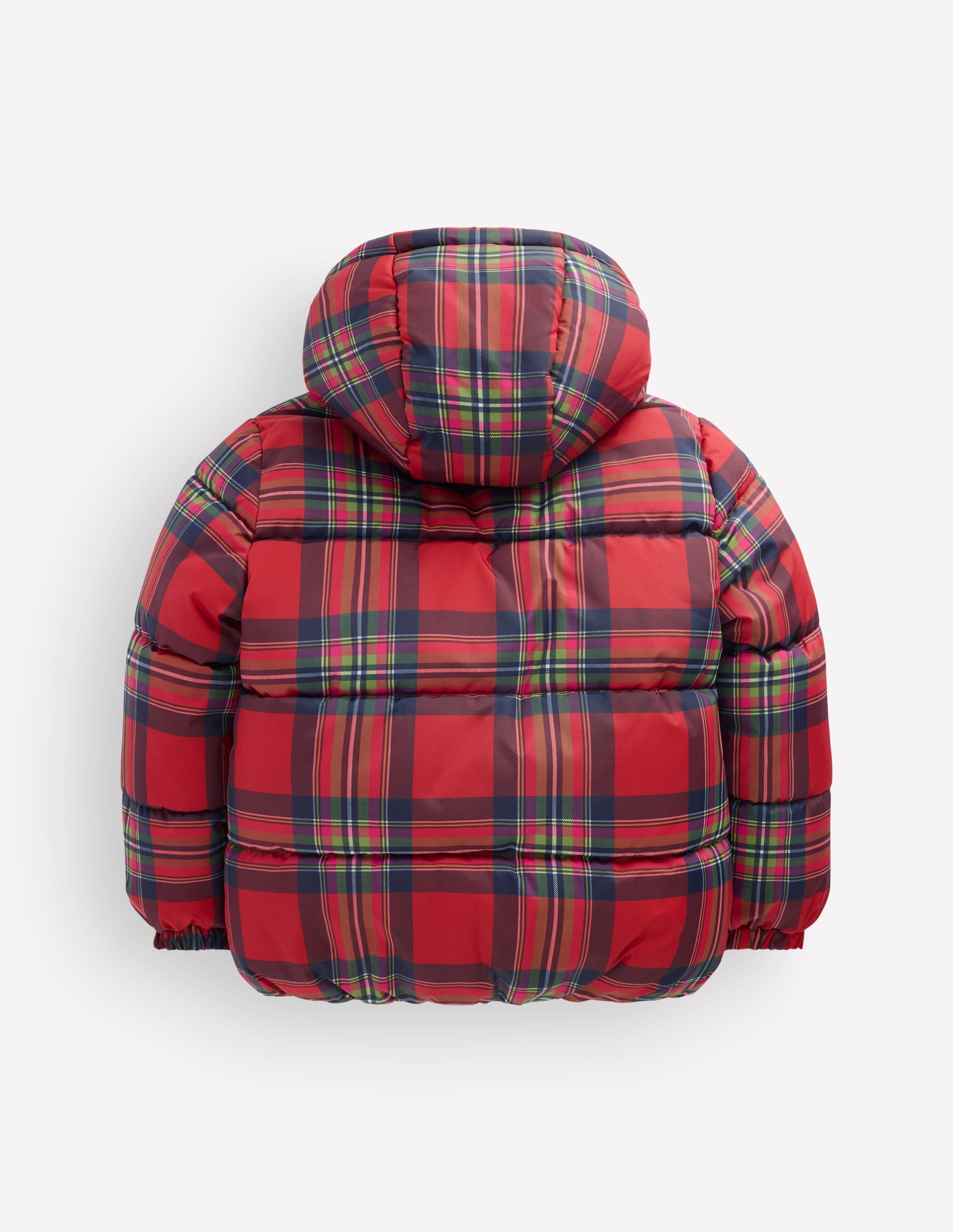 Fun Padded Coat-Red Check - Image 5