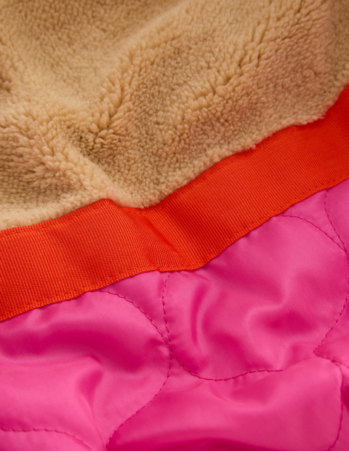 Fun Padded Coat-Multi Argyle - Image 6