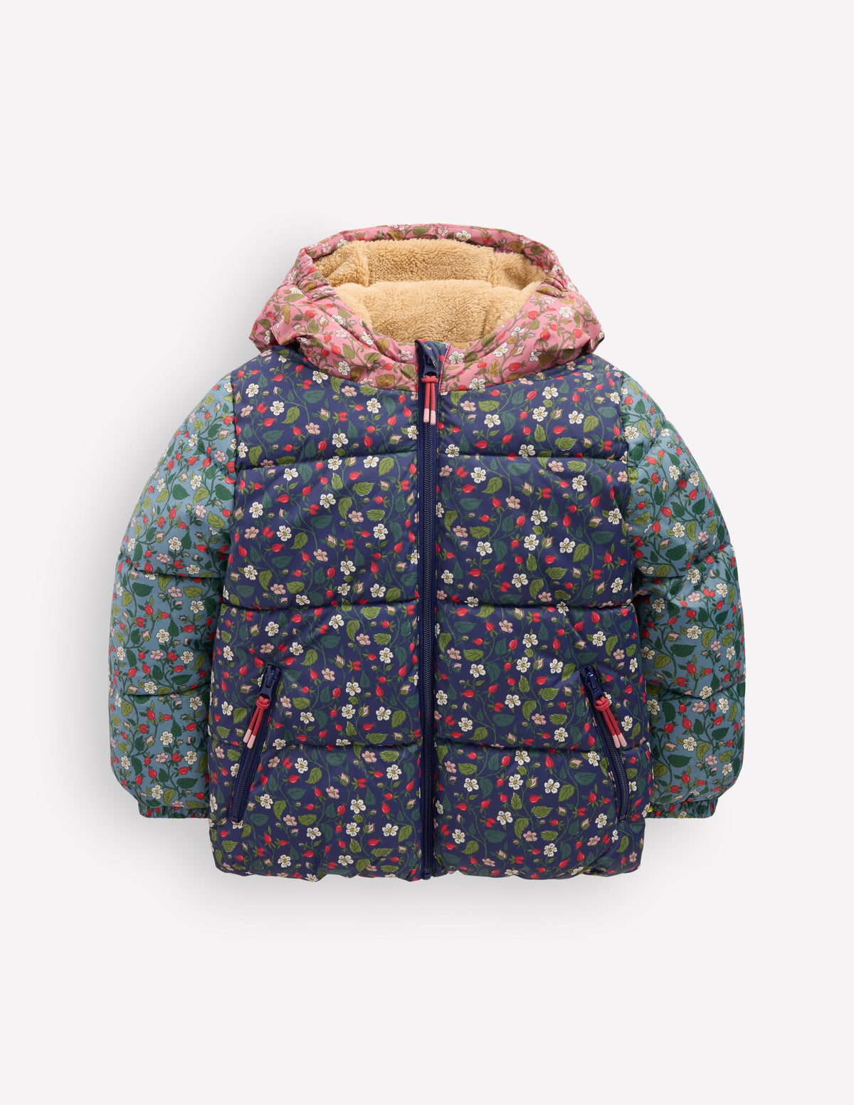 Fun Padded Coat-Hotch Potch Floral - Image 2