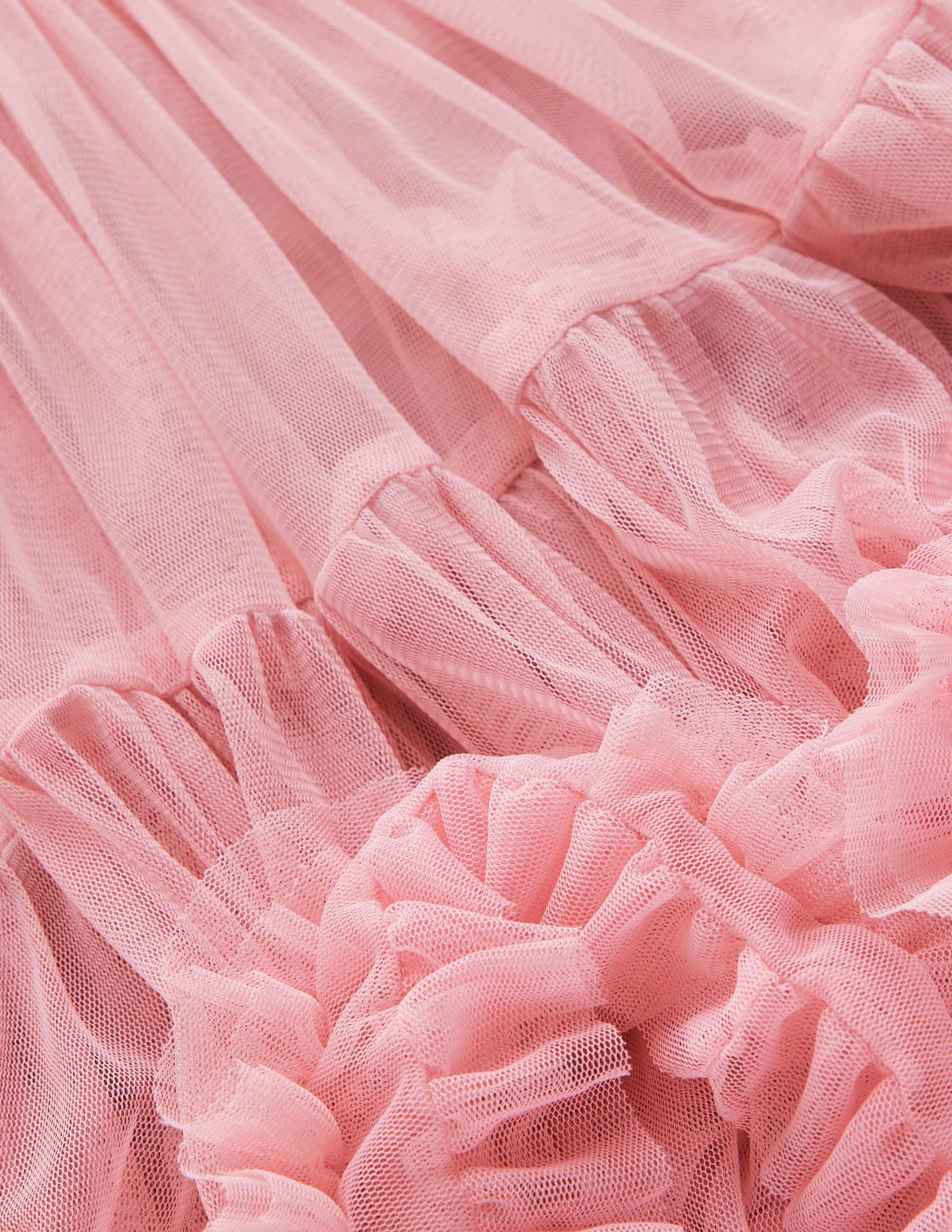 Velour Tulle Occasion Dress-Vintage Pink - Image 3