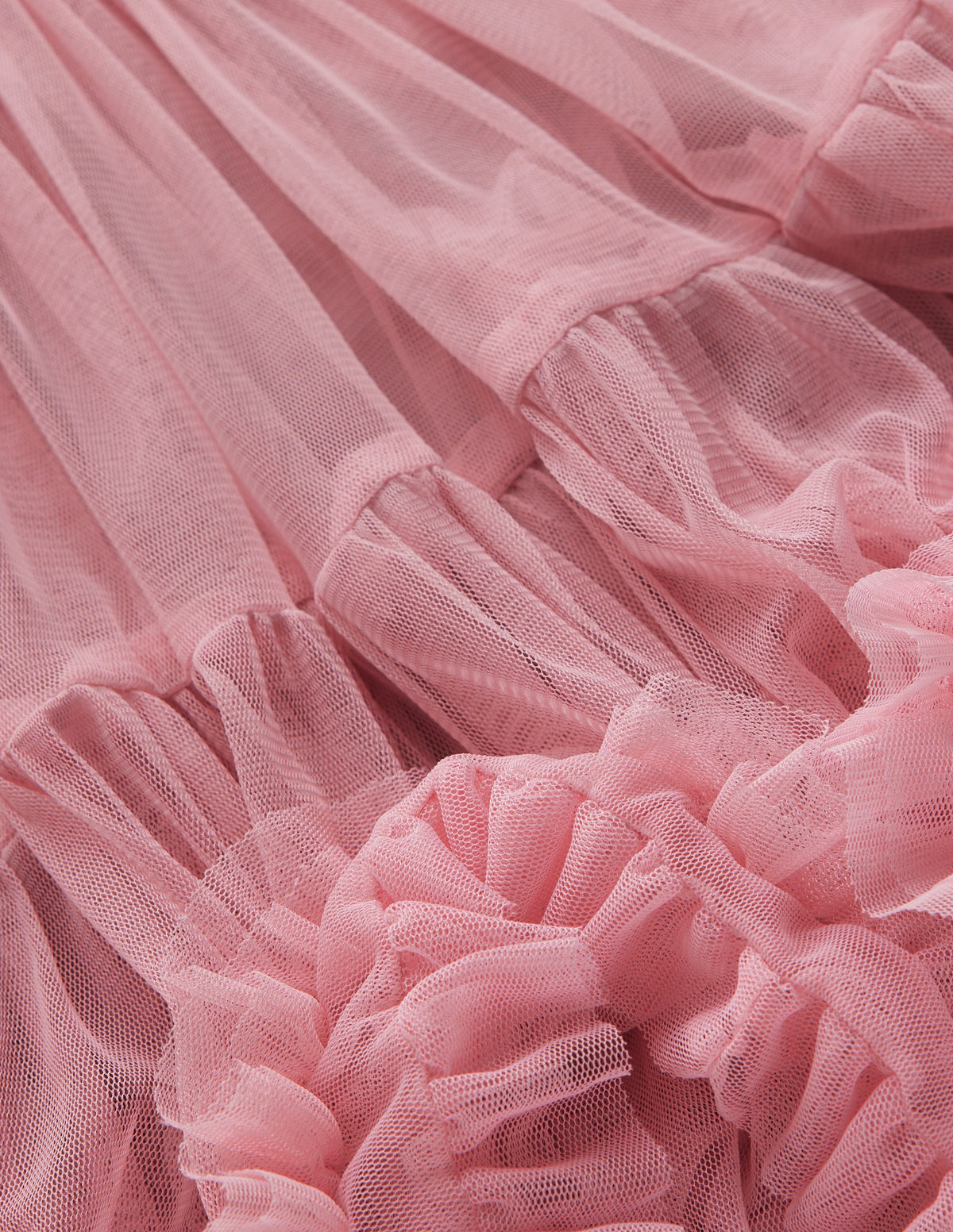 Velour Tulle Occasion Dress-Vintage Pink-3