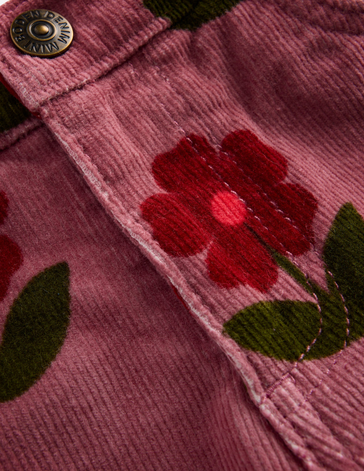 Kick Flare Jeans-Pink Heather Spaced Flower-3