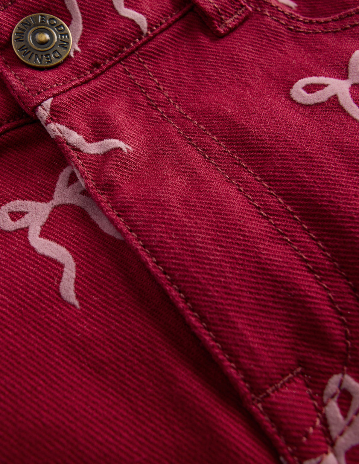 Wide Leg Jean-Ruby Red Flock Bow-3